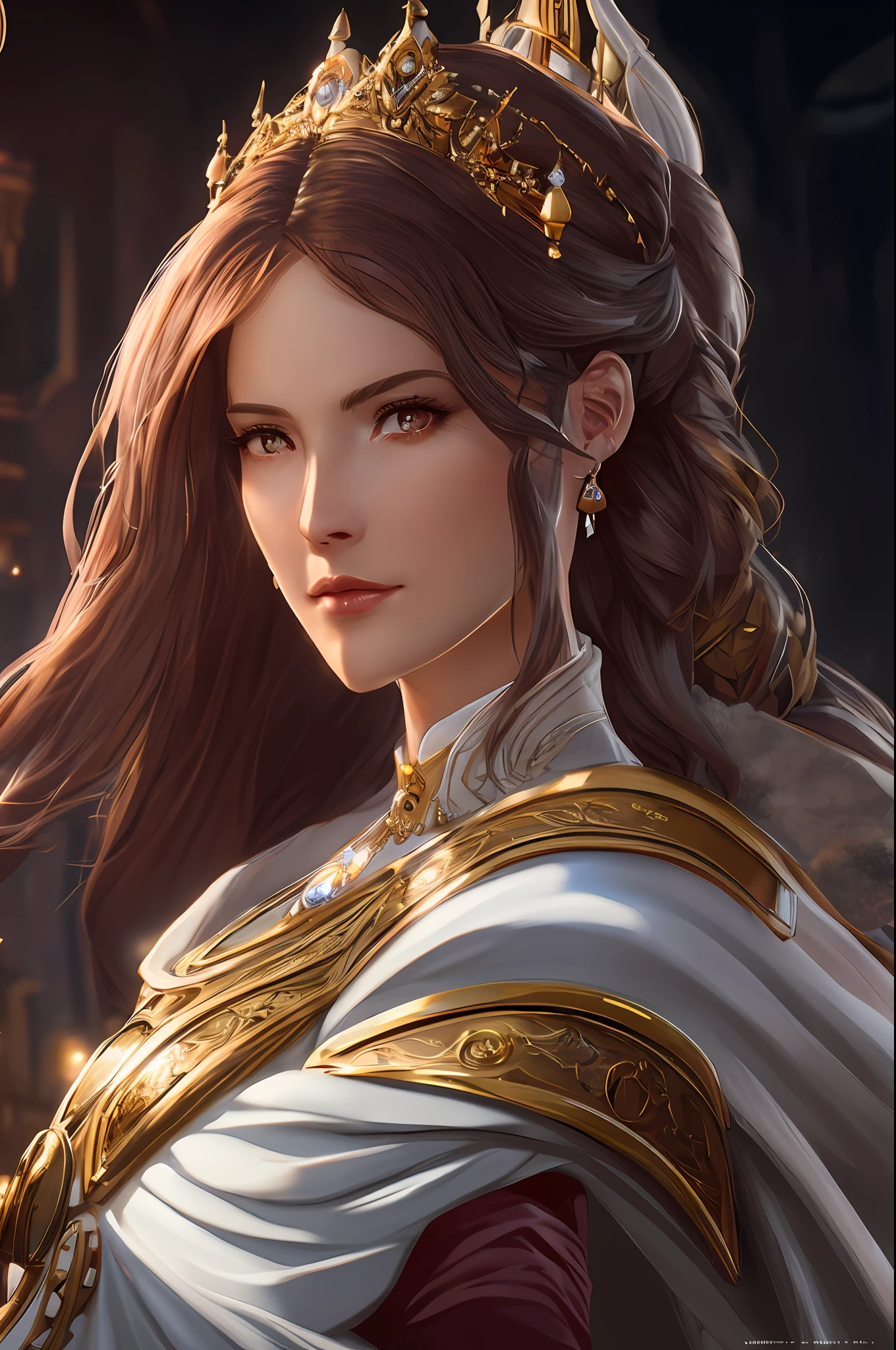 Woman, Masterpiece, Best Quality, Highest Quality, Cinematic Lighting, (Volume Lighting), Very Detailed CG Unified 8k Wallpaper, Accent, 8k Wallpaper, 4k Wallpaper, Very Detailed, Ultra Realistic, Realistic, Sharply Focused, Ridiculous, (HDR: 1.2), (High Contrast), Photo, Detailed and Complex, Instagram, Portrait, Highly Detailed, Digital Painting, ArtStation, Concept Art, Smooth, Sharp Focus, Illustration, Cinematic Lighting, Style-Princess，