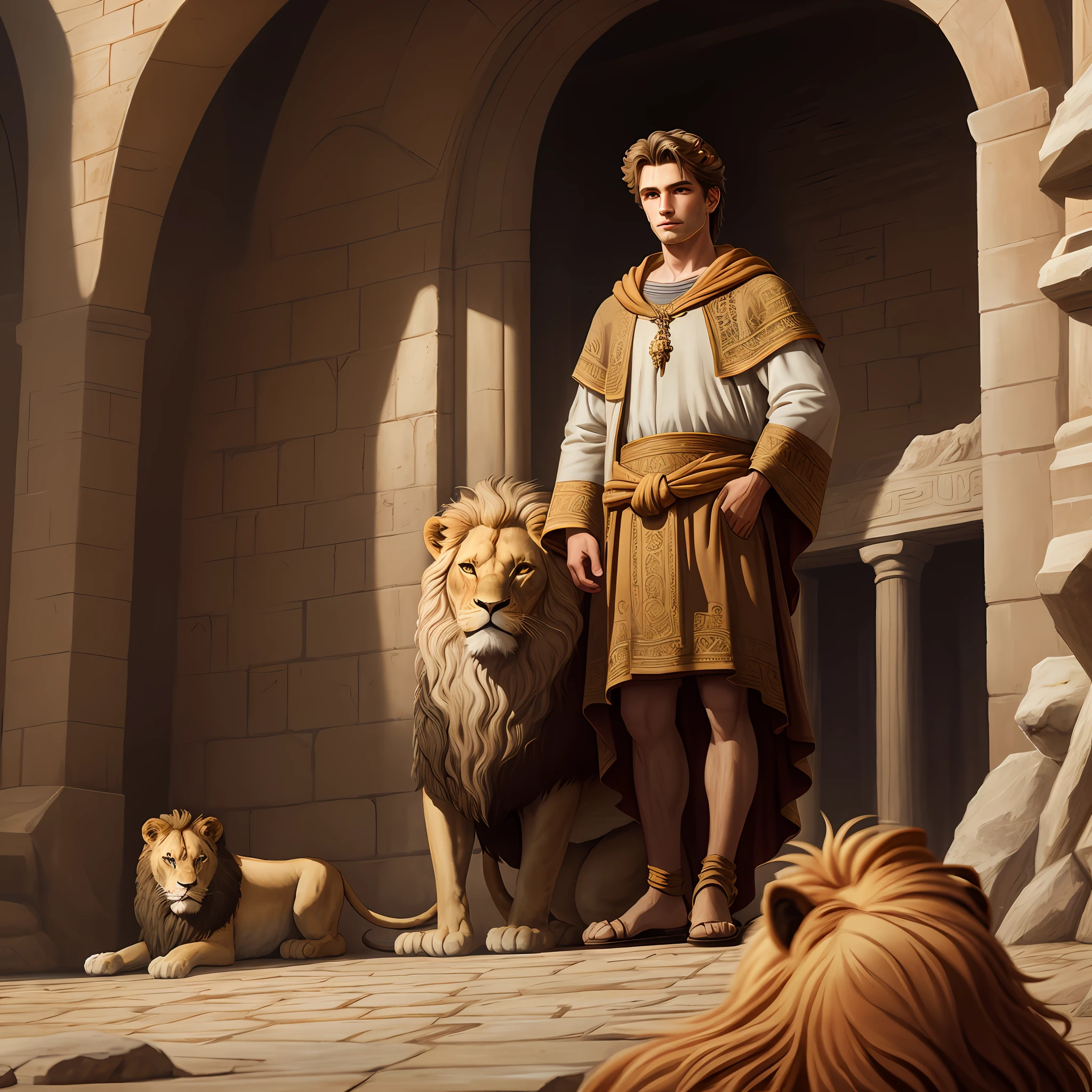 Daniel in the lion's den
