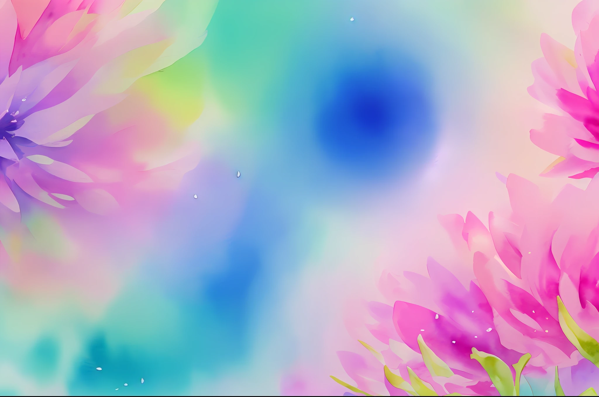 (detailed abstract 8k wallpaper, masterpiece quality, pastel spring colors, beautiful and delicate),(floating, high resolution, dynamic angle),(watercolor floral, beautiful and soft, artistic, wide shot)