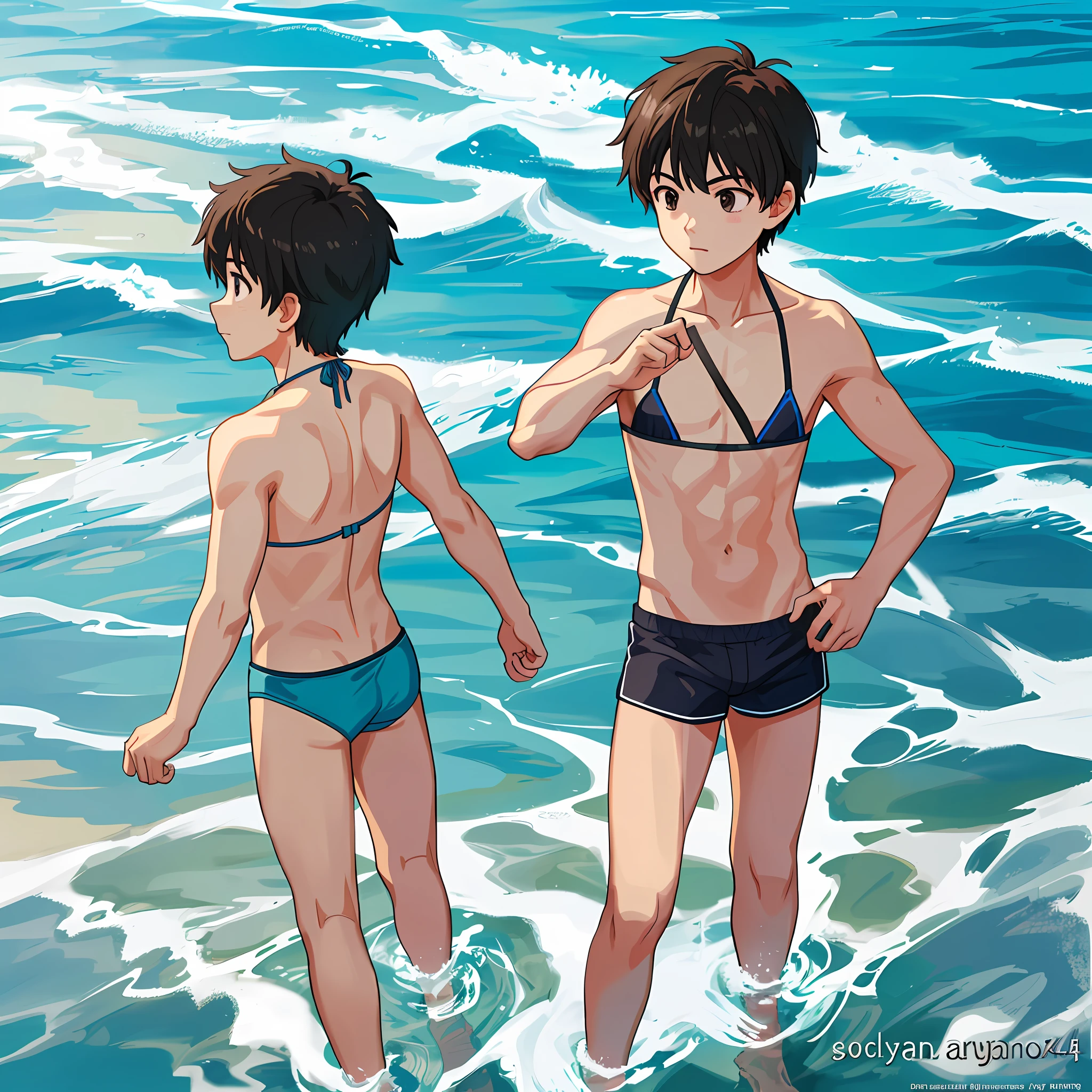 Boy in bikini high resolution HD 4K