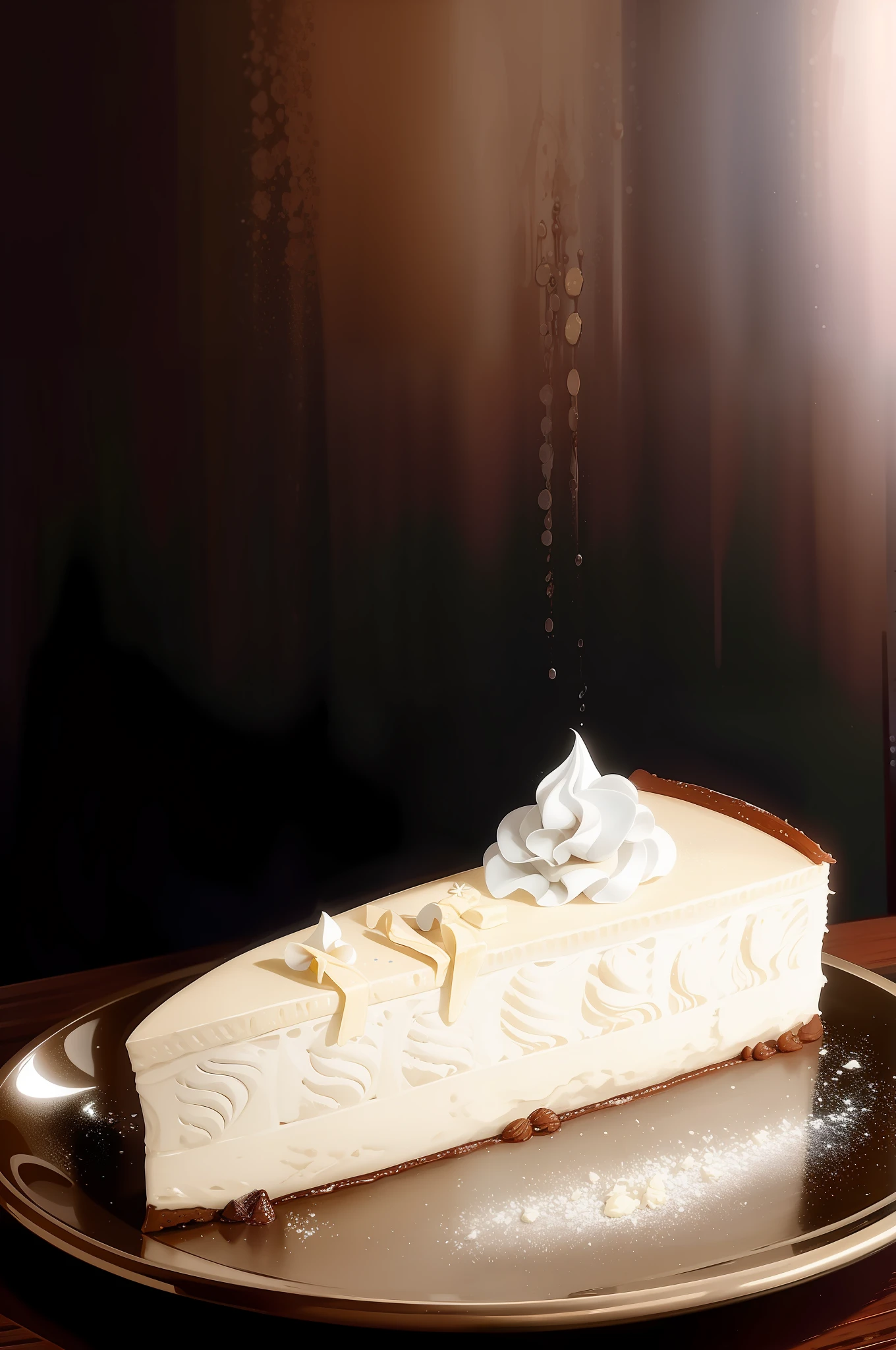 masterpiece, high quality, best quality, chocolate cake foodphoto,