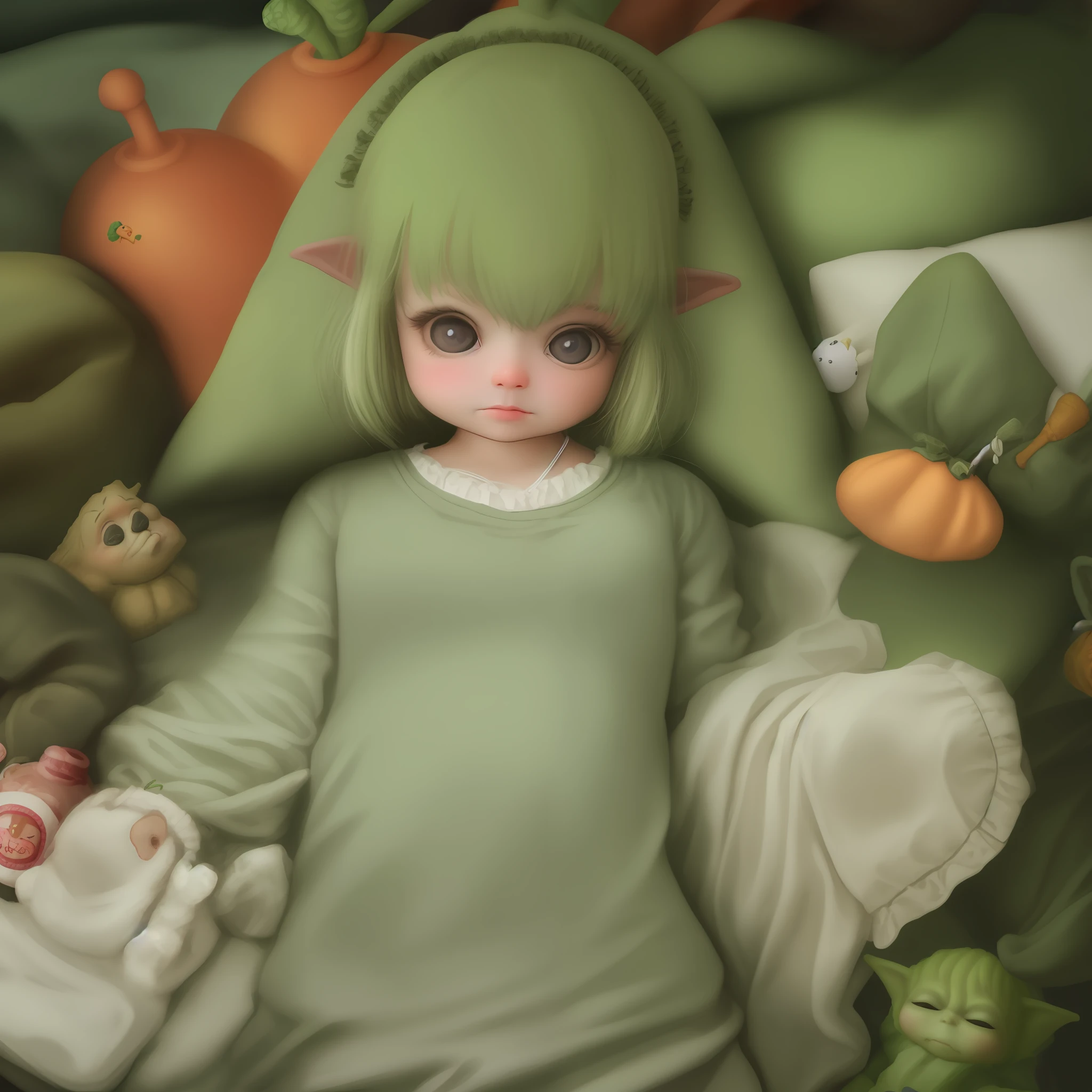dog carrocho with yoda baby clothes