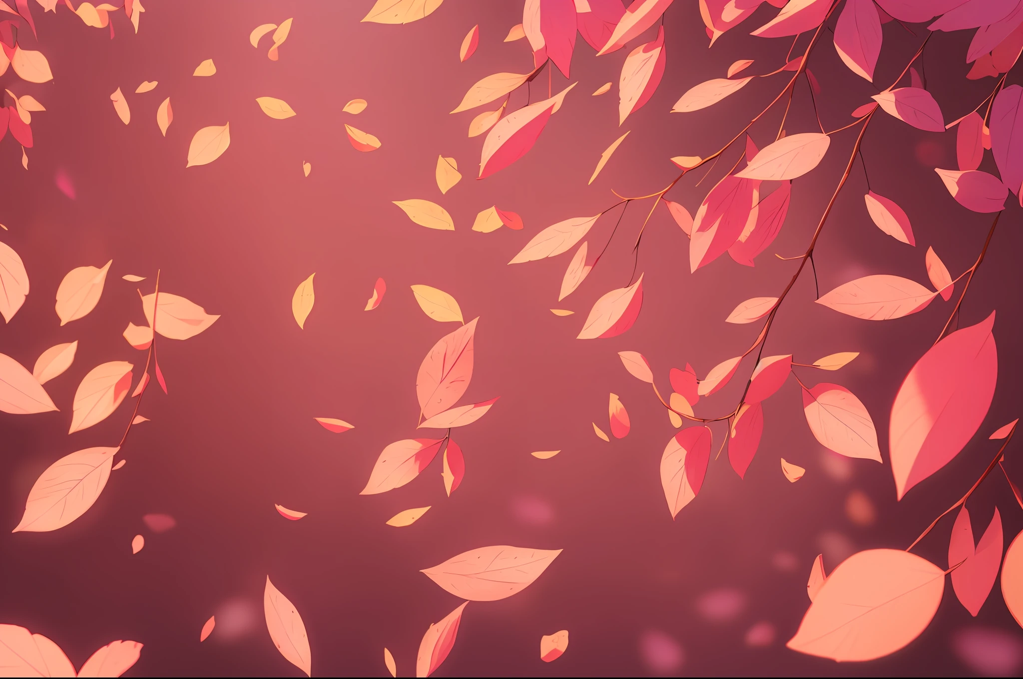 Masterpiece, best quality, (very detailed CG unity 8k wallpaper) (best quality), (best illustration), (best shadows) Nature&#39;s delicate leaves petals of various colors falling in the air light Tracking, super detailed , wanostyle --v6