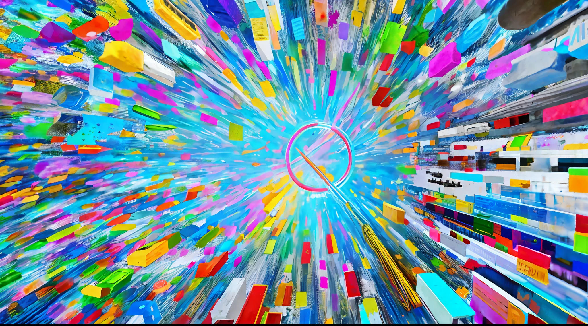 concepts of unity, collaboration, science, and technology, in the theme of street art