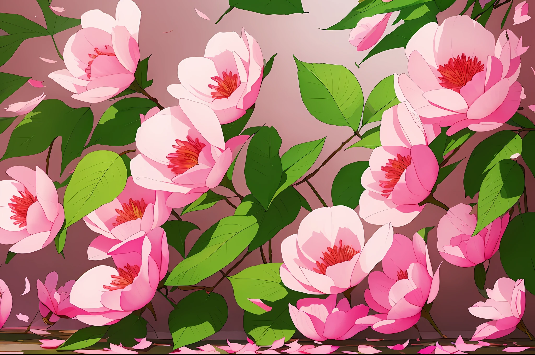 Masterpiece, best quality, (best quality), (best illustration), (best shadows), delicate leaves petals of various colors falling in the air light Tracking, super detailed , wanostyle Nature's --v6