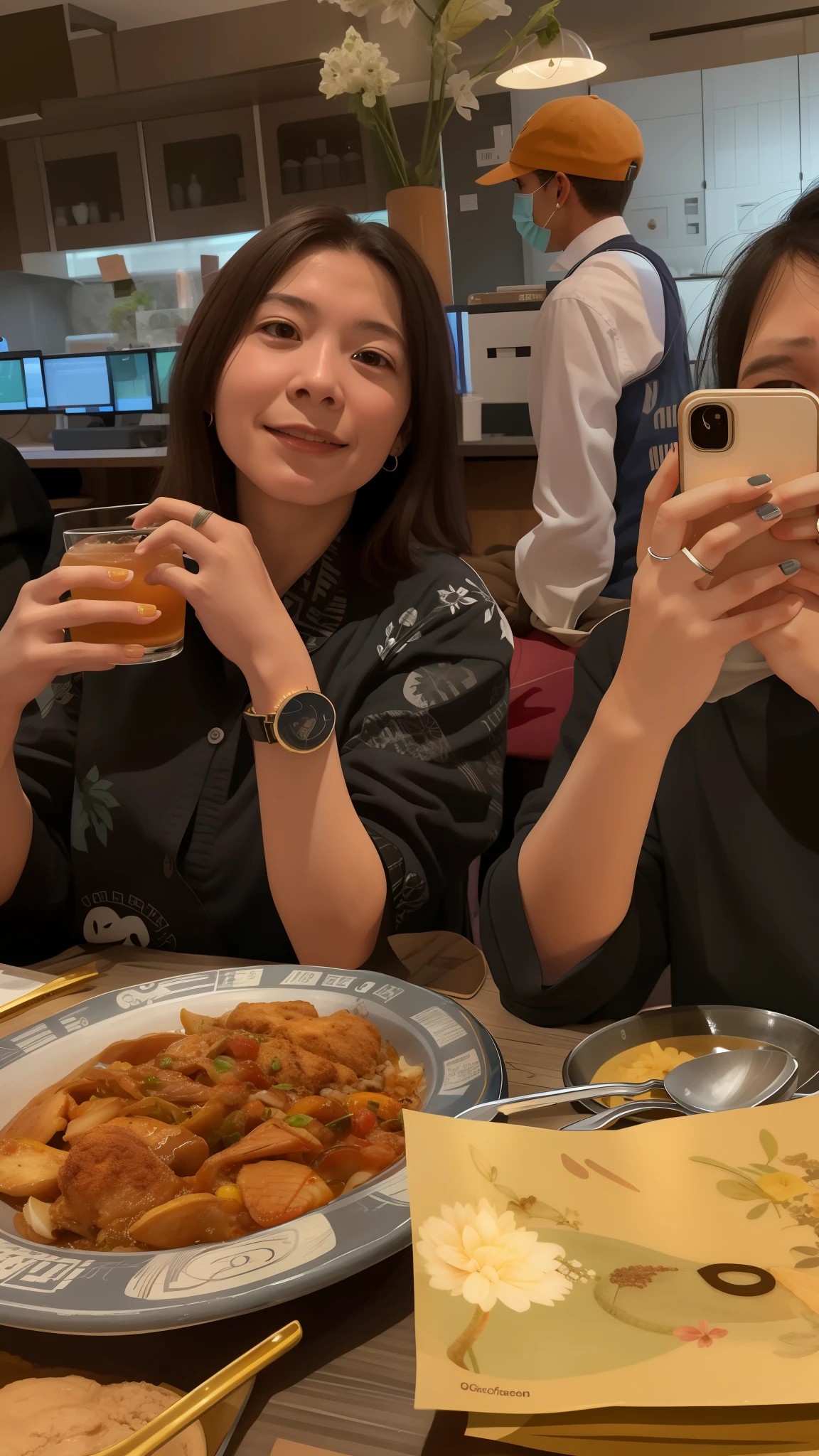 There are two women