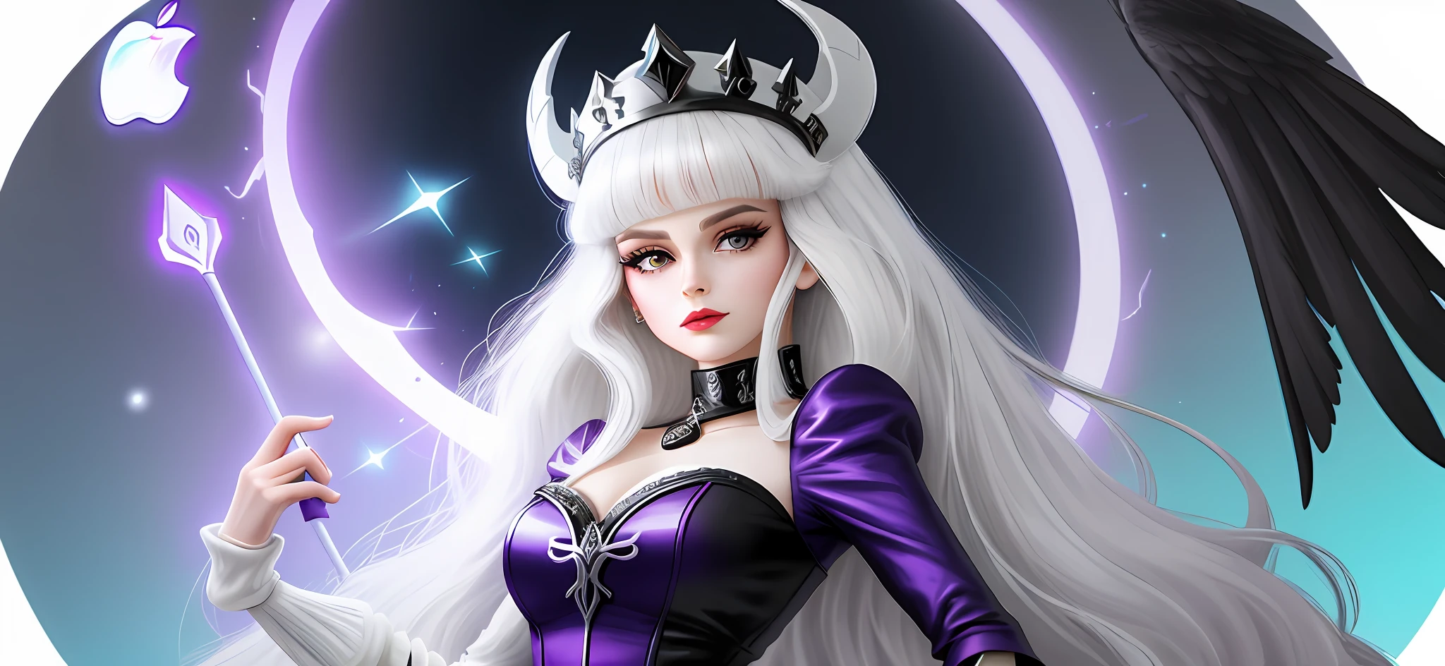 80s, Apple white, Raven Queen, Ever after high, iluminação suave