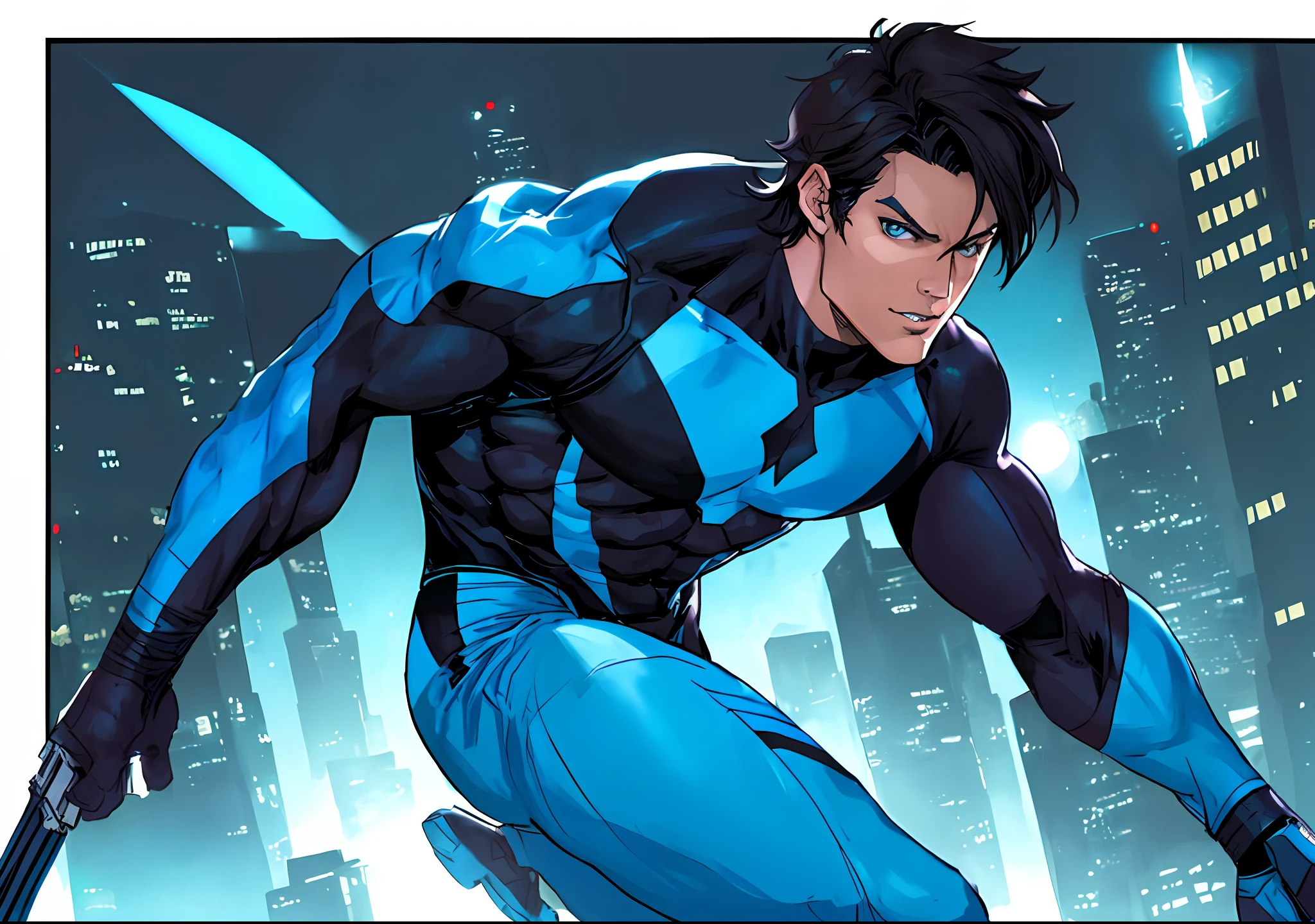 Nightwing, Nightwing, DC Characters, Solo, Bodysuit