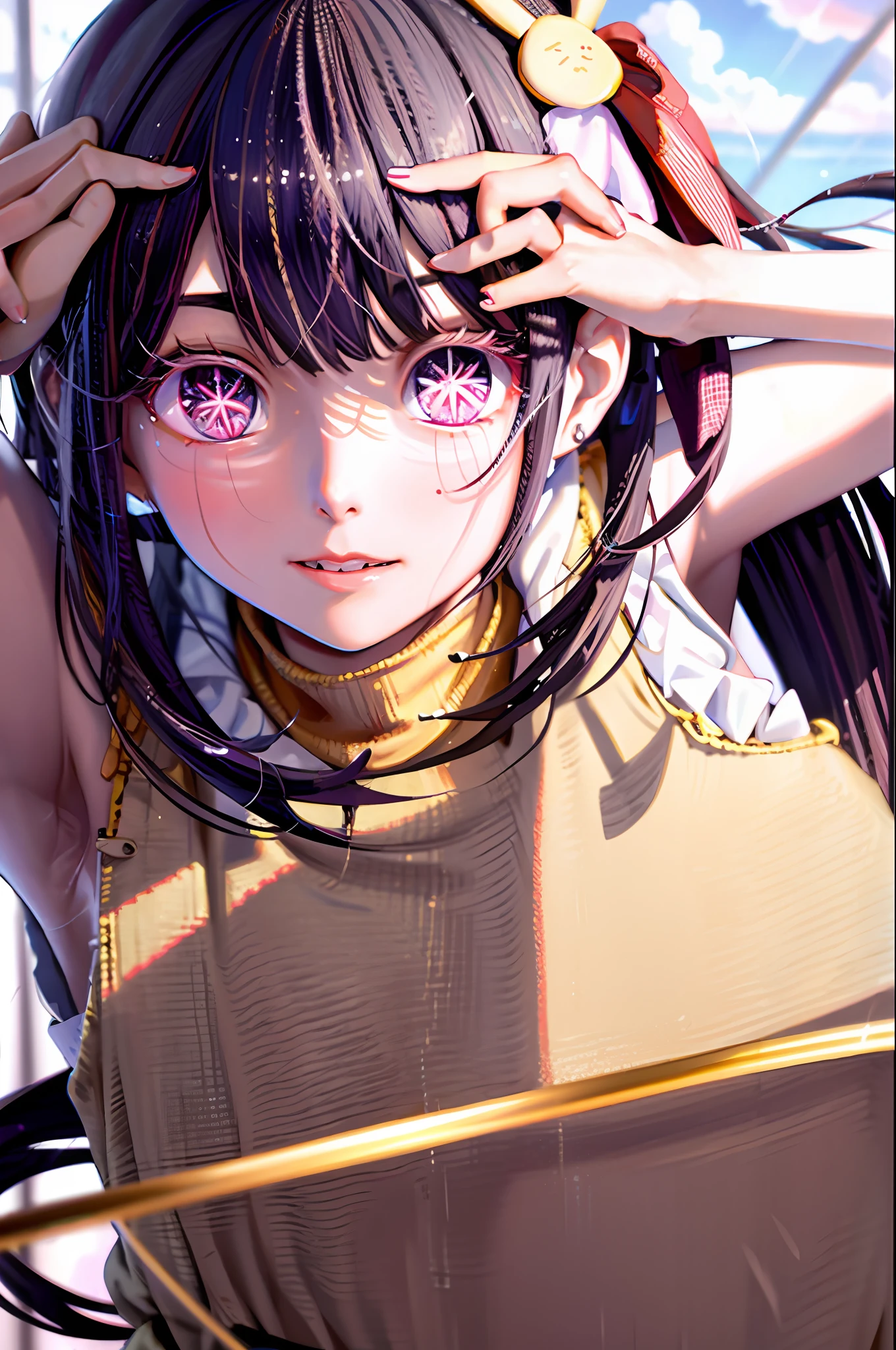 masterpiece, best quality,1girl,symbol-shaped pupils,