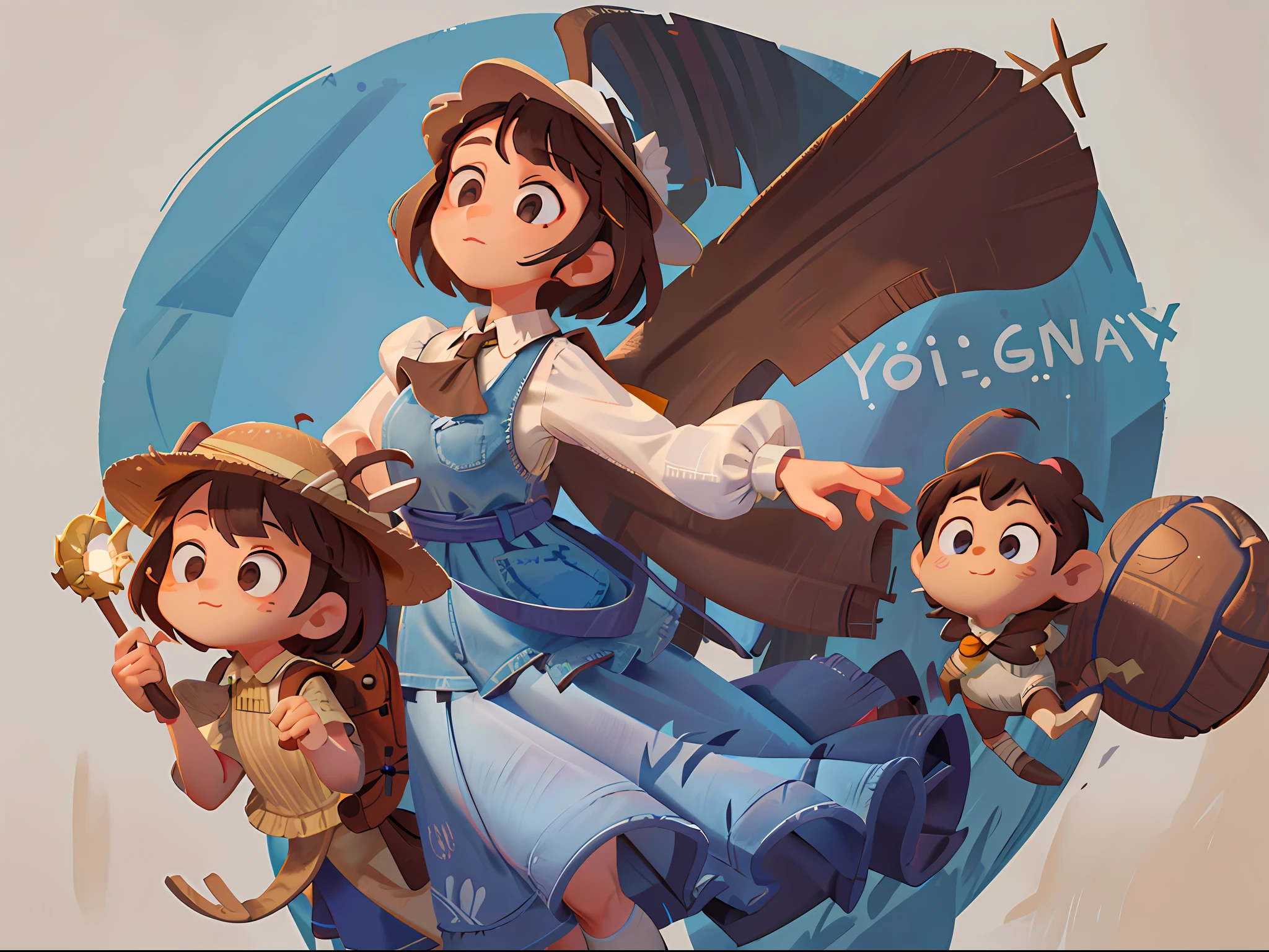 (Best Quality, Masterpiece: 1.1), Fedora Hat, Black Frilled Hem Dress, Cross Shoulder Pockets, High Knee Socks, Surreal, (Fantasy, Medieval, Ancient: 1.2), Denim Lens, Side View, 1girl, On the Sea, Cute Medium Small Tits, Bright Face, White Eyes, Short Hair, Flip Hair, Brown Hair, Ultra HD