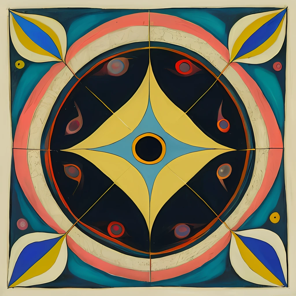 Colaki, surrealist, creator, Hilma af Klint style