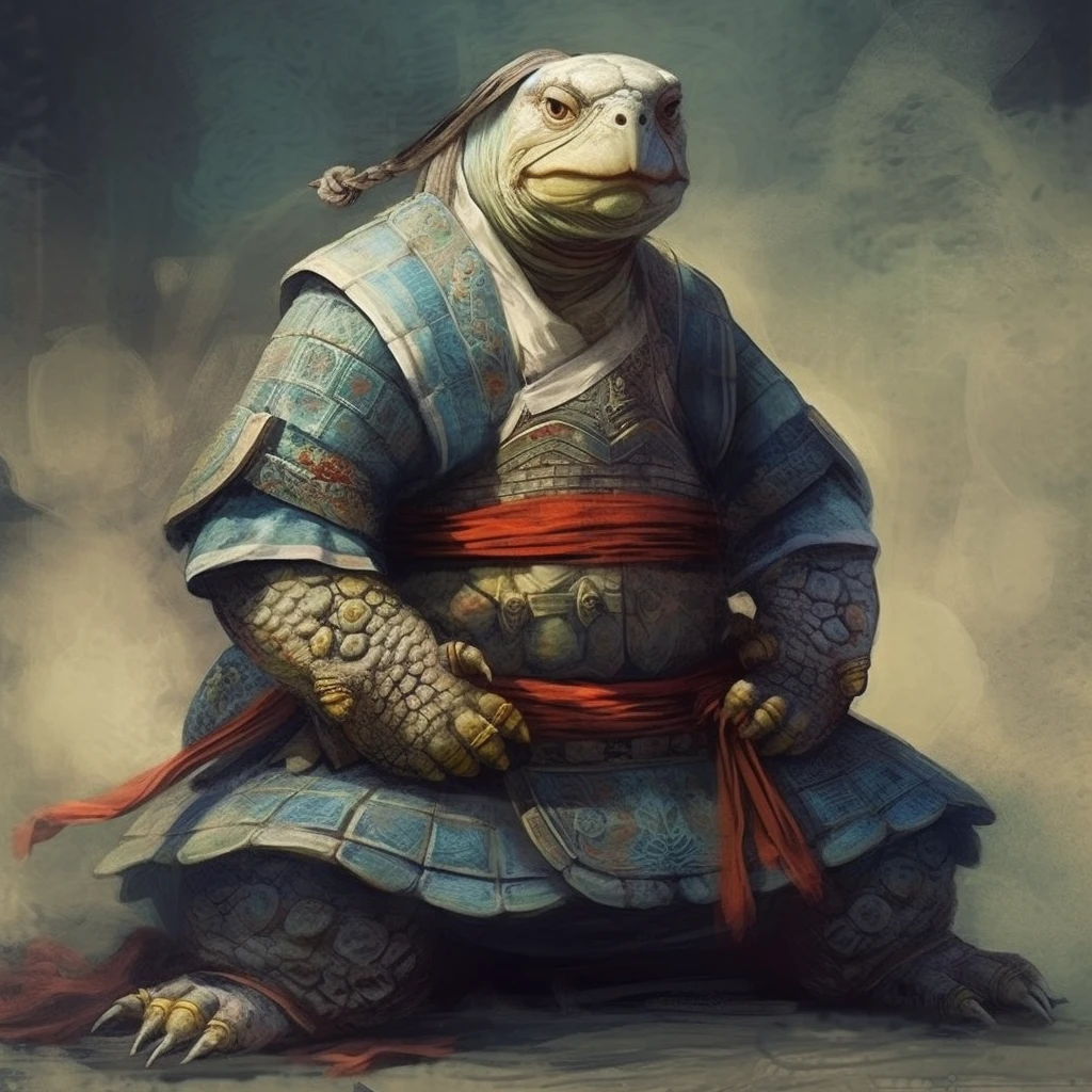 Turtle Chengxiang, ancient Chinese clothing, anthropomorphic