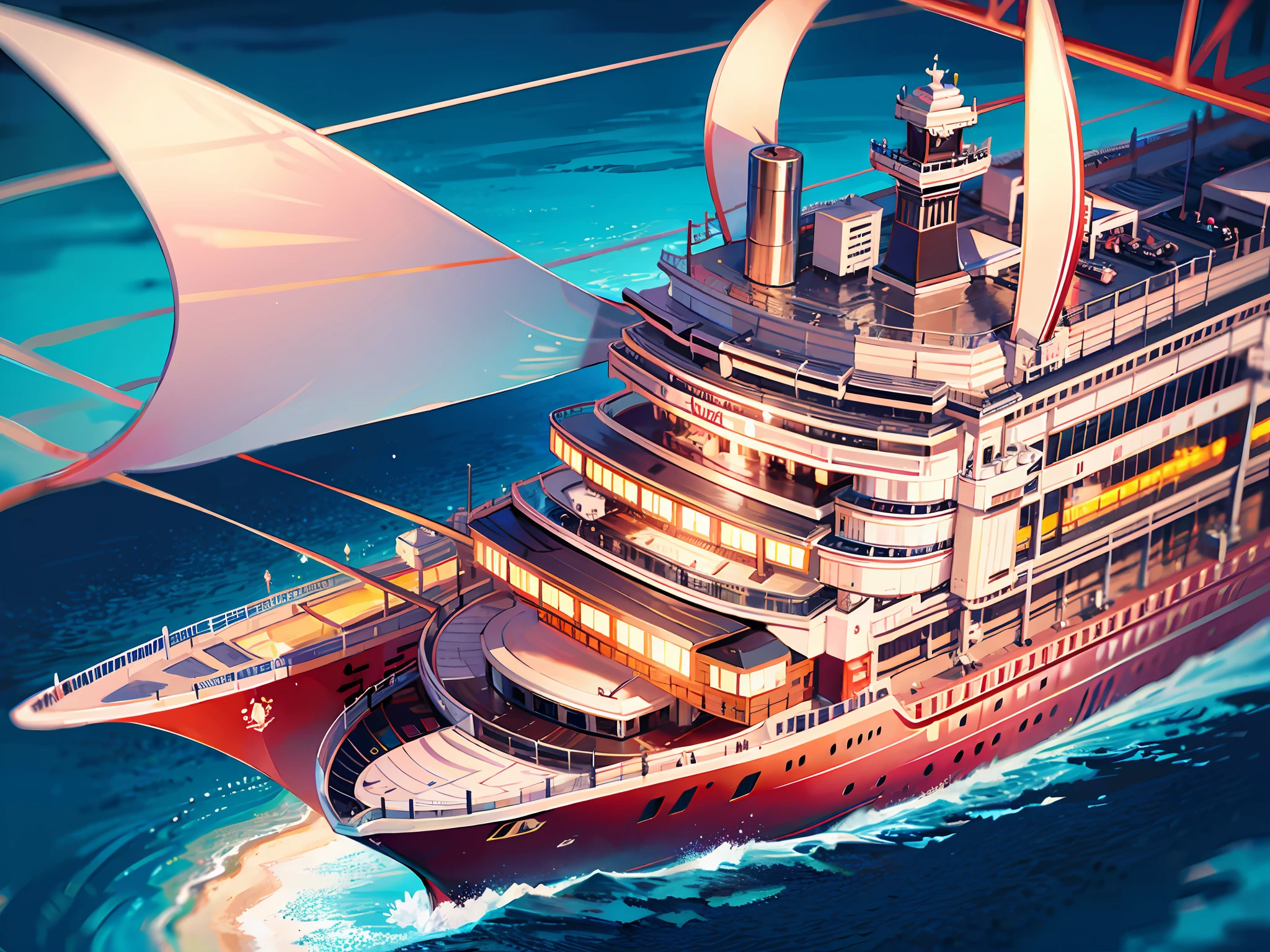 Luxury cruise ships