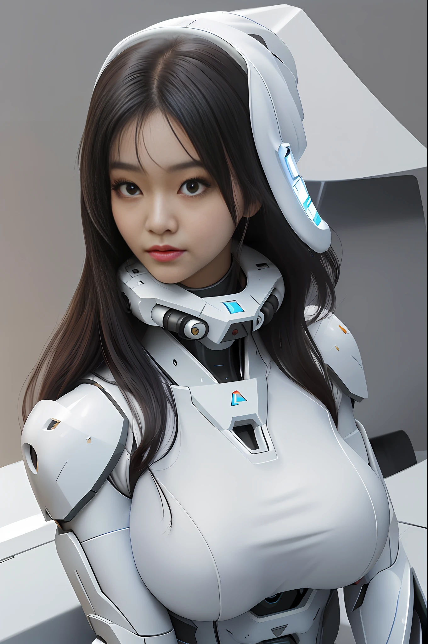 (Best Quality, 8k, 32k, Masterpiece, UHD:1.3), (Photo of Attractive Japanese Woman), 1 Girl, ((Big Boobs:1.4)), (long wavy hair), Abs, Perfect Body, Ultra Detailed Face, Detailed Lips, Fine Eyes, double eyelids, pajamas, on the bed, (seductive), ((aroused:1.5)), ((areolae slip)), ((in heat)), ((milf)) sexy girl, busty, beautiful asian girl, gorgeous chinese model, jaw-dropping beauty, girl in mecha cyber armor, ferra white mecha, female mecha, mechanized valkyrie girl, beutiful white girl cyborg, armor girl, clothed in sci-fi military armor, scifi woman, in white futuristic armor, gorgeous female paladin, mechanized soldier girl