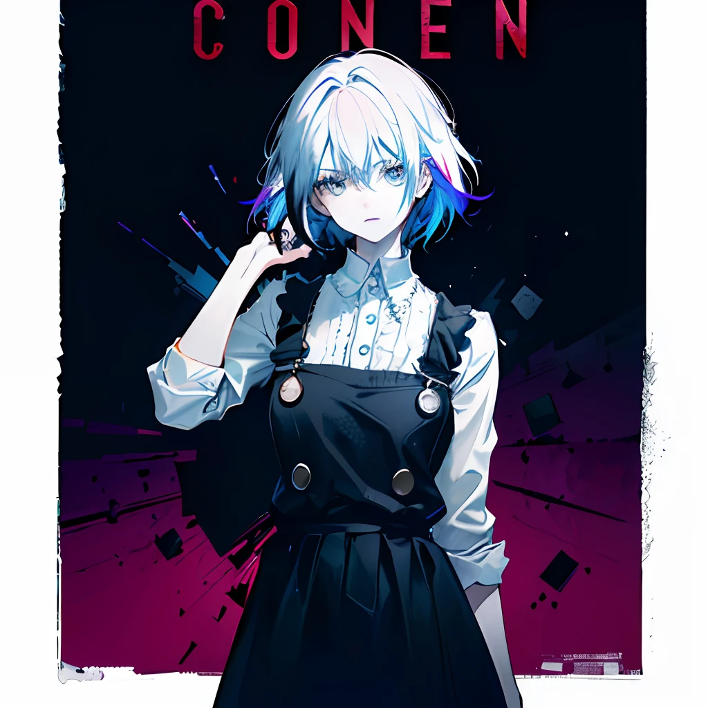 ((((dramatic))), (((gritty))), (((intense))) film poster featuring a young woman as the central character. She stands confidently in the center of the poster, wearing a stylish and edgy outfit, with a determined expression on her face. The background is dark and gritty, with a sense of danger and intensity. The text is bold and attention-grabbing, with a catchy tagline that adds to the overall feeling of drama and excitement. The color palette is mainly dark with splashes of vibrant colors, giving the poster a dynamic and visually striking appearance,tachi-e