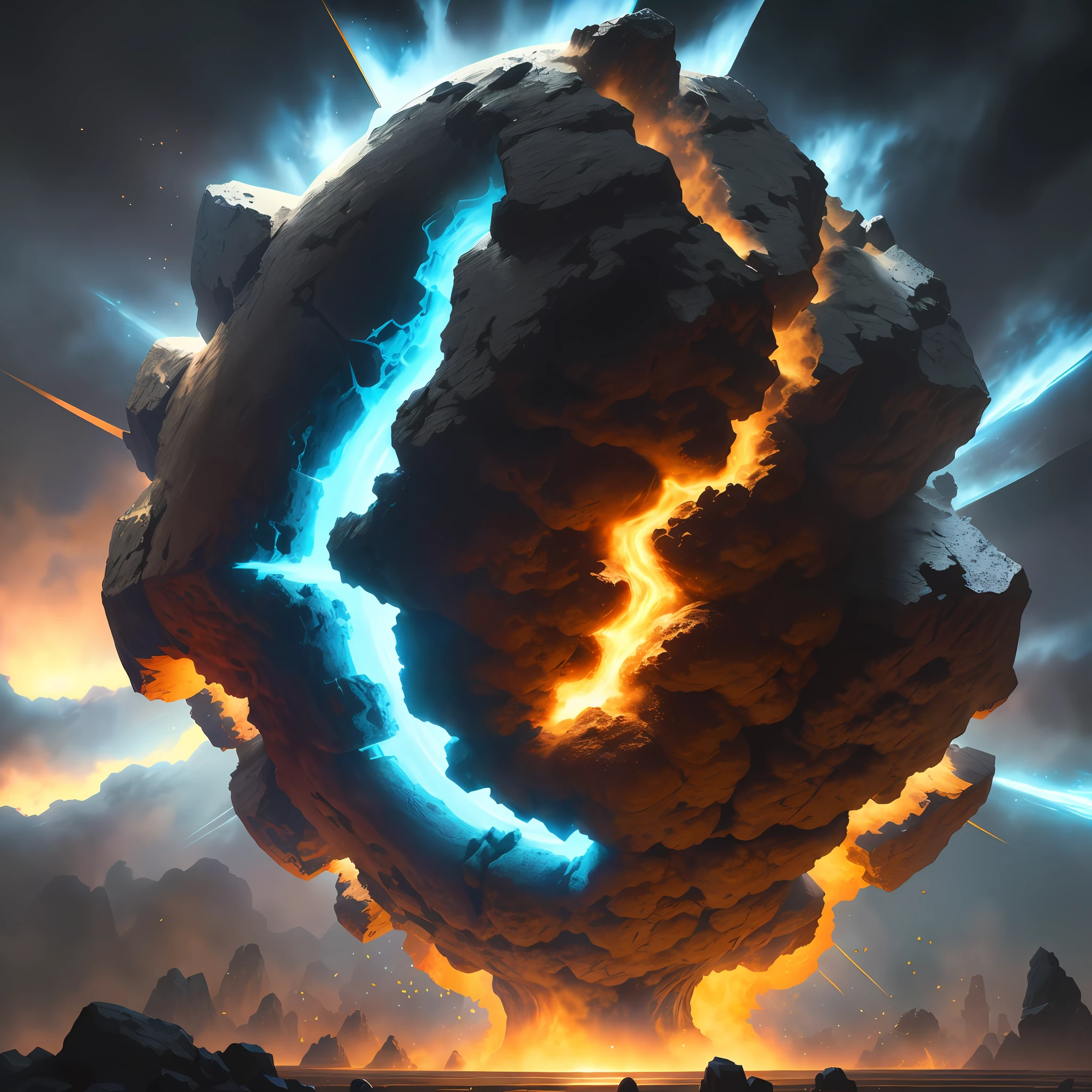 Daveed digss, the thing, Marvel Fantastic Four, gorgeous colorful details, 4k Cinematic.