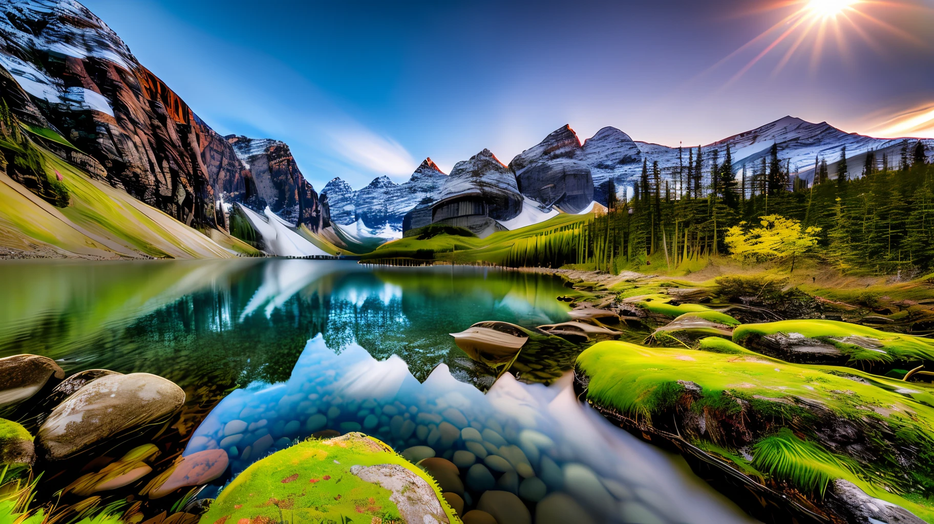 beautiful nature and worth traveling, f/2.8, 85mm, Nikon, super detail, award winning, masterpiece, highres, 16k, 8k
