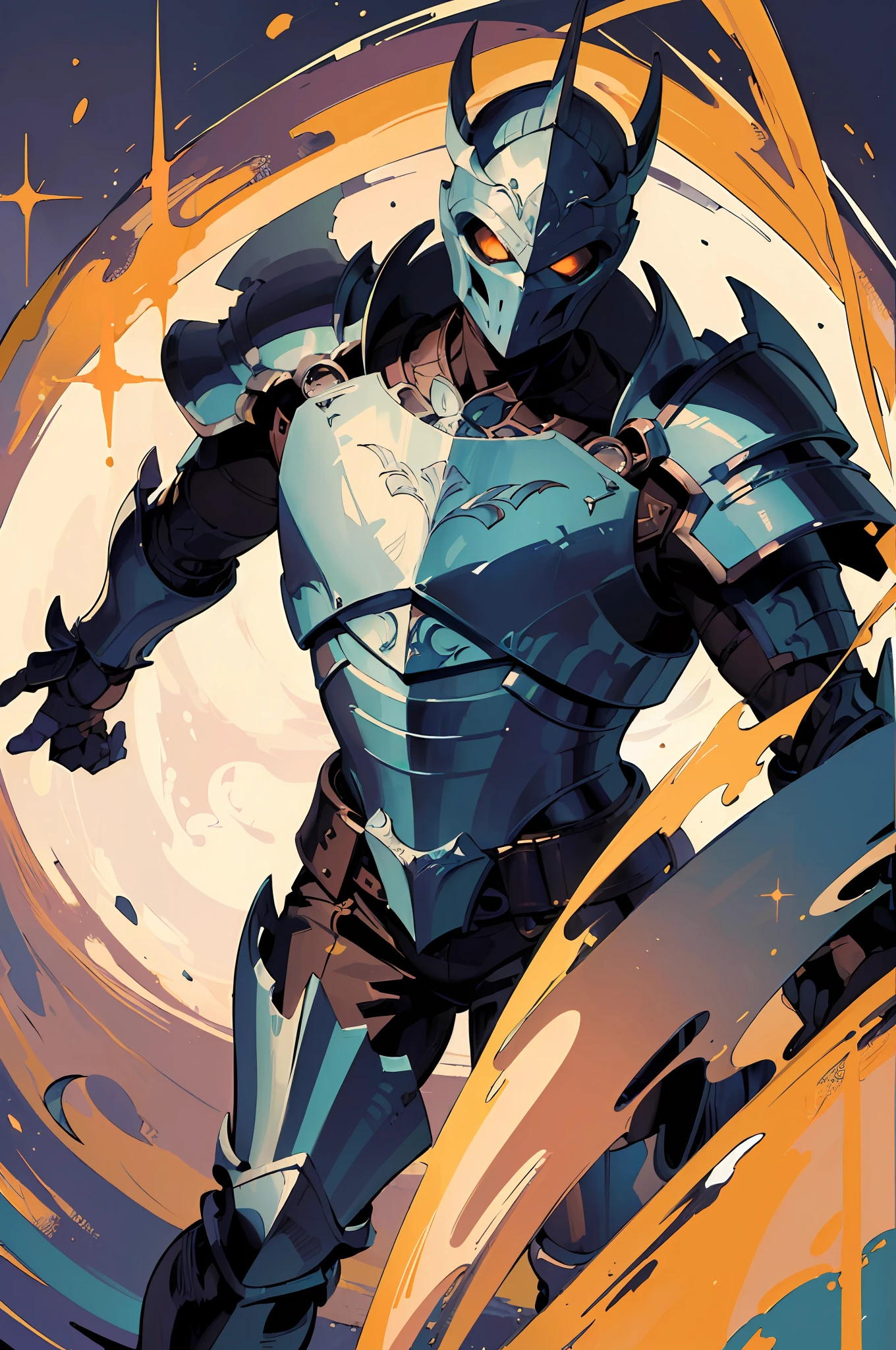 (((Masterpiece)),(Best Quality),((Ultra Detail)),(Illustration), (High Detail),(High Quality),(High Resolution),Armor More Domineering,Armor Plus Horror Details,Dark background,Ghosts Floating around,