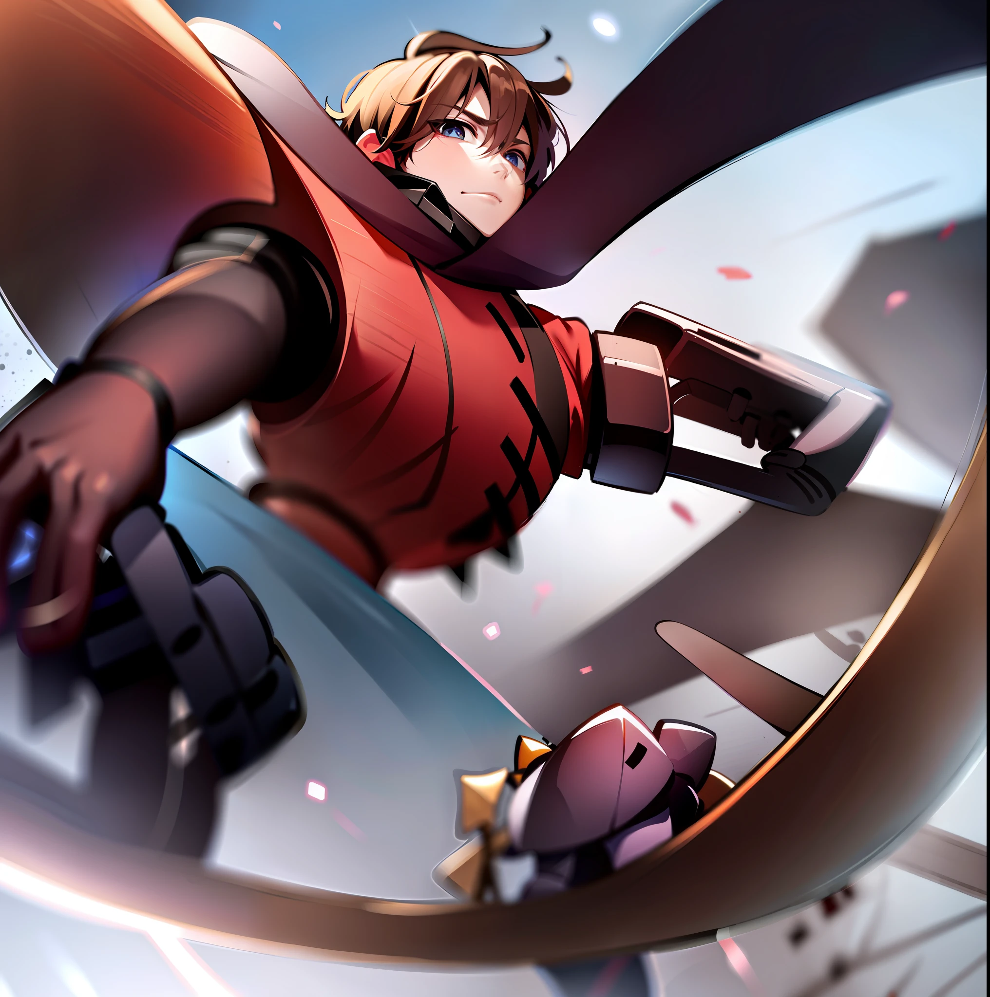 Gun-wielding boy Three or seven points