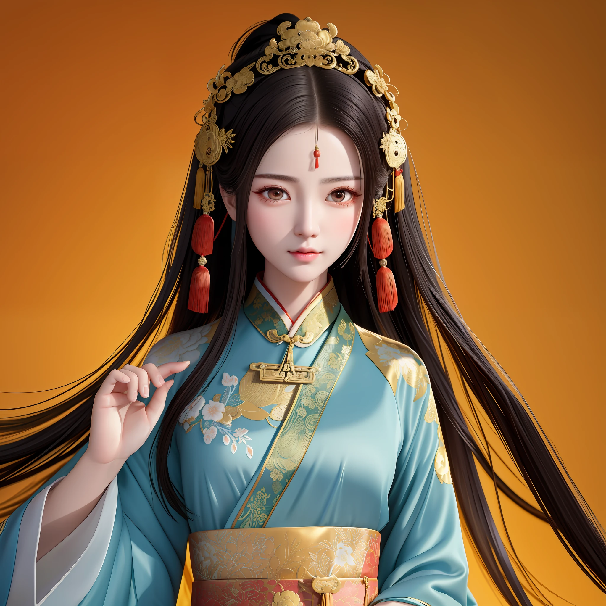 Chinese ancient style mature big beauty, Chinese ancient costume beauty, Xiu Xian style, exquisite facial features, straight facial features, red eyes, Chinese ancient style Xiu Xian Shan River background, detailed details, detailed depicted facial features, detailed depicted pupils, exhaustively portrayed hair, artstation, artist WLOP, detailed face, Unreal Engine, highly refined defined details, ultra-high definition, volumetric light, extremely detailed CG, Chinese ancient style belly pocket , Chinese antique transparent ancient costume