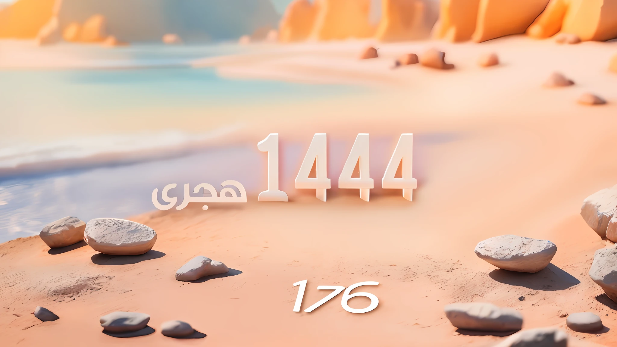 there is numbers and text made of rocks or any prominent material, masterpiece,ultra detailed,ivory style, hyper-realism, professional photography, vibrant colors, high quality background, 4k, detailed texture, , wonderful --v 6