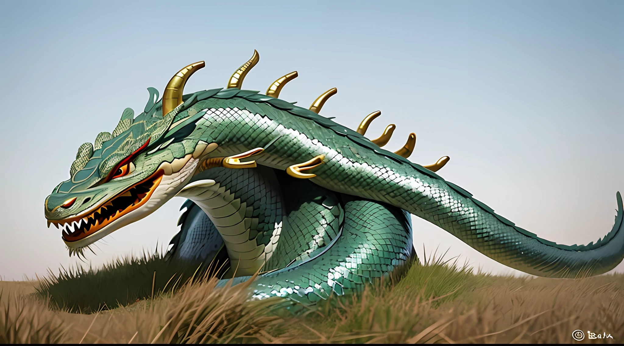 chinese dragon realistic snake