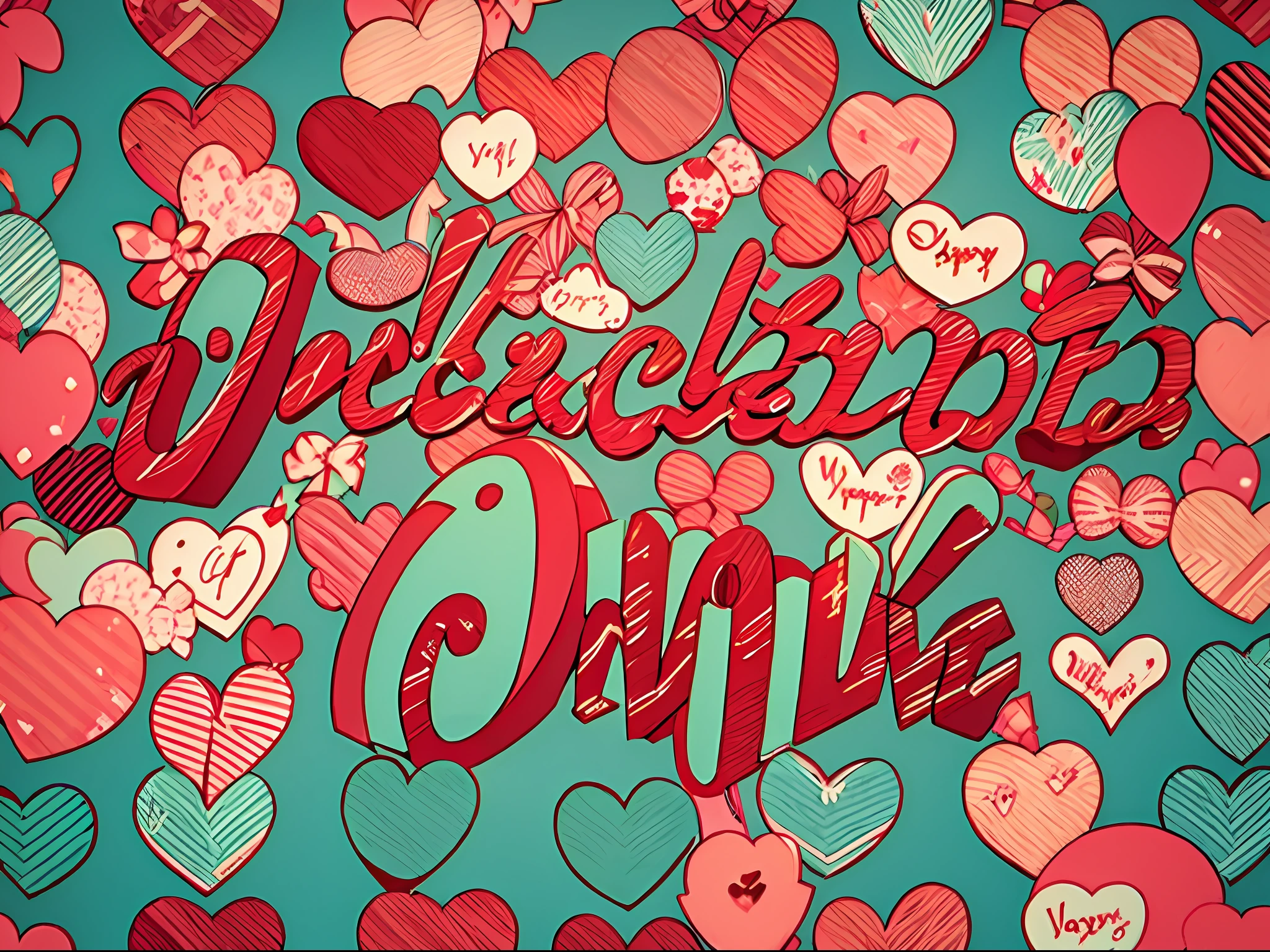 valentine&#39;s day happy --v 6