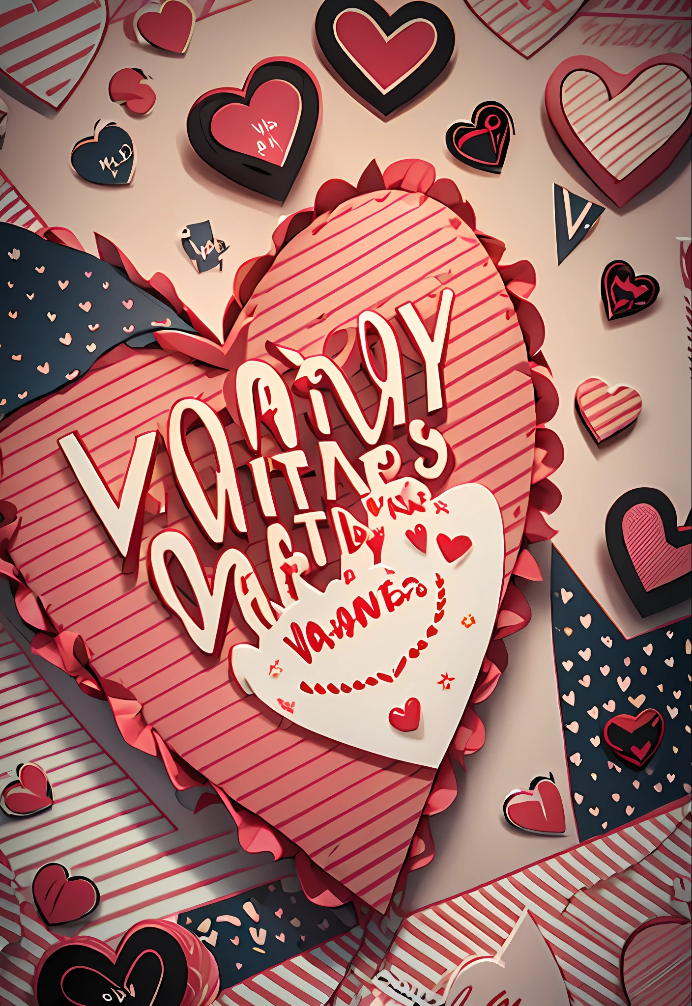 valentine's day happy --v 6