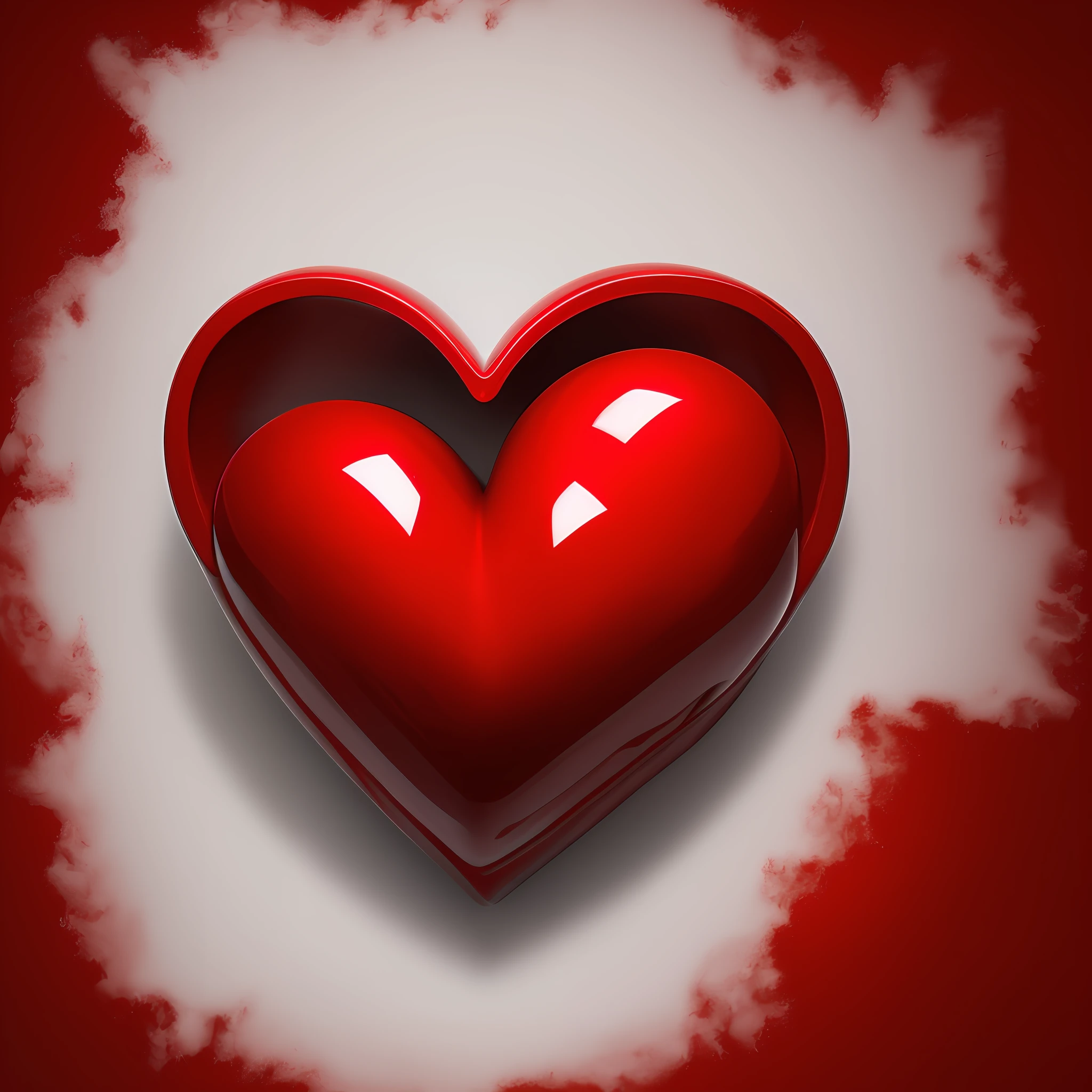 Red 3D heart