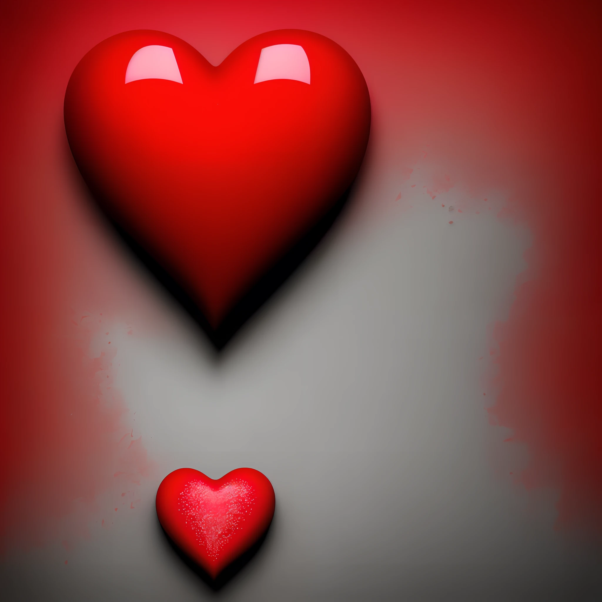 Red 3D heart
