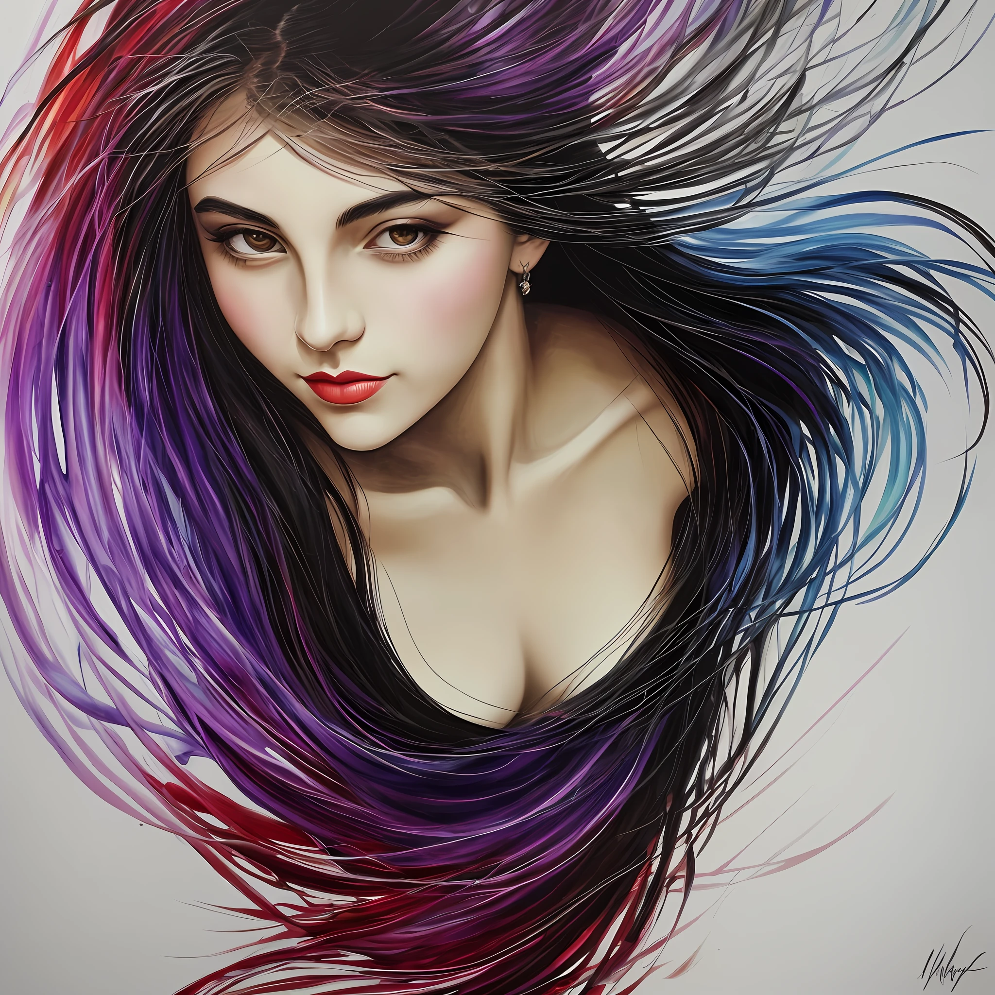 Imagine a painting that captures the mysterious, powerful and sensual essence of the Dove Gira Maria Padilha. The scene depicts an exuberant and captivating woman, surrounded by elements that evoke her power and striking presence.

At the center of the composition is the figure of the Dove Gira Maria Padilha. She is portrayed with an enigmatic expression and piercing eyes, representing her wisdom and magnetism. Your facial features can be highlighted by vibrant colors such as red or purple, symbolizing your strength and passion.

Around the figure of the Dove Gira Maria Padilha, there may be symbolic elements that represent her energy and identity. This can include candles, red roses, daggers, or wine glasses, representing your connection to magic, love, and sensuality. Elements of smoke or mist can be incorporated to create an atmosphere of mystery and enchantment.

The color palette used in the painting can be intense and seductive, with rich shades of red, purple, gold and black. These colors convey passion, mystery, and power. Subtle details of brightness and shadow can be added to enhance the magnetic presence of the central figure.

The composition of the painting can be dynamic and full of movement, with curved lines and fluid gestures. This represents the power of transformation and the ability to adapt to different situations. The use of textures or abstract elements can add depth and visual interest to the work.

This painting evokes the idea of mystery, seduction and empowerment. She invites the viewer to explore the complexity of femininity and to recognize personal power and inner sensuality.