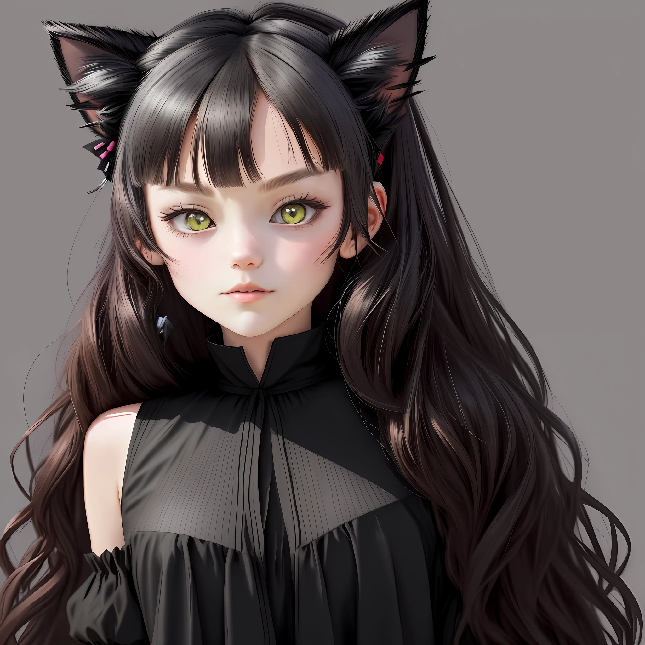 a closeup of a cat ear, cat ears, black cat ears hair, fake cat ears, hair ornament cat ears, cat ears!, to wear on head, hair band, cat ears on head, ears, cute ears