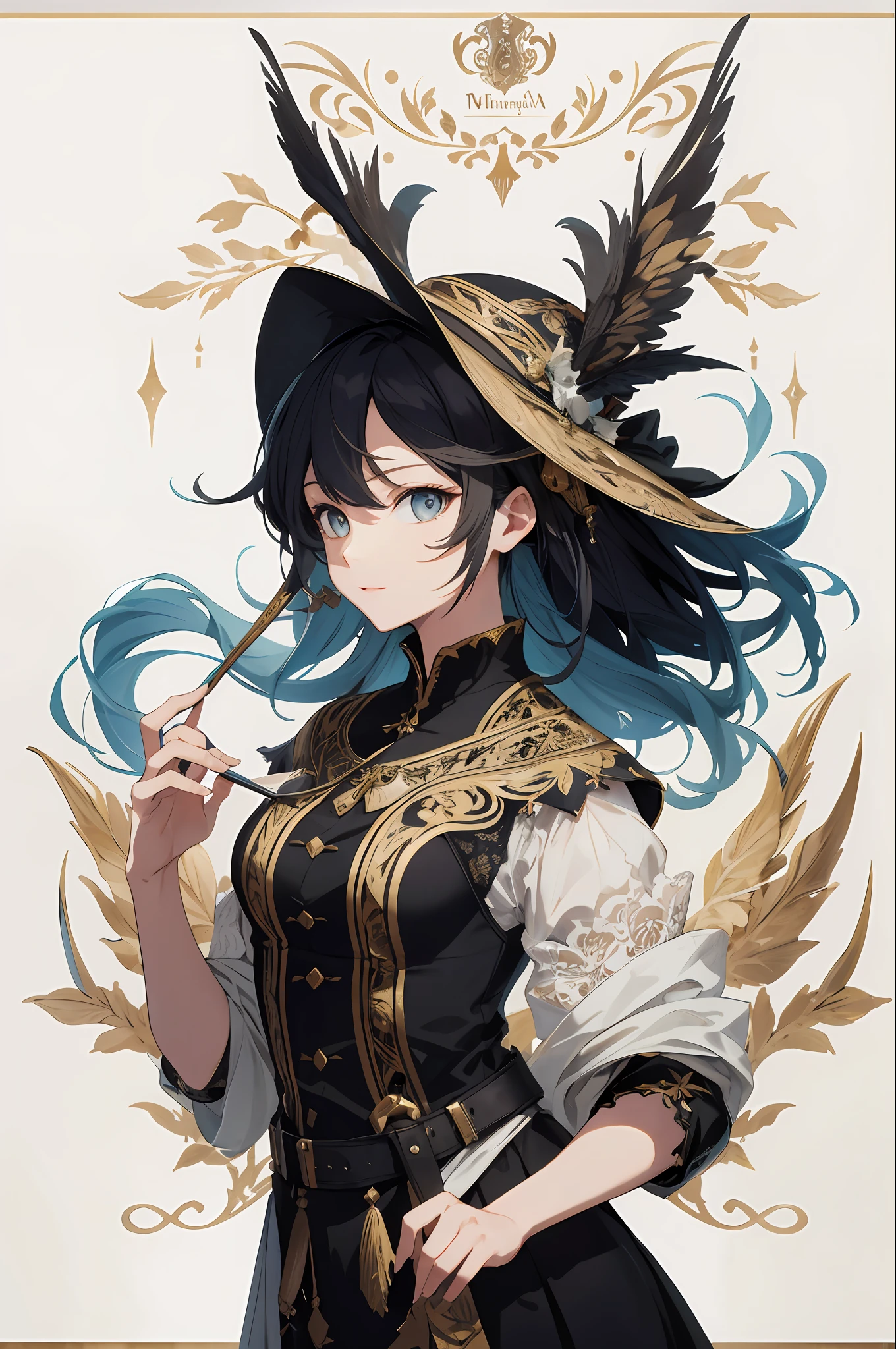 absurdres, highres, ultra detailed, (1girl:1.3),
BREAK
, Design an image featuring beautiful calligraphy, with expressive lettering, elegant flourishes, and a sense of craftsmanship and skill.