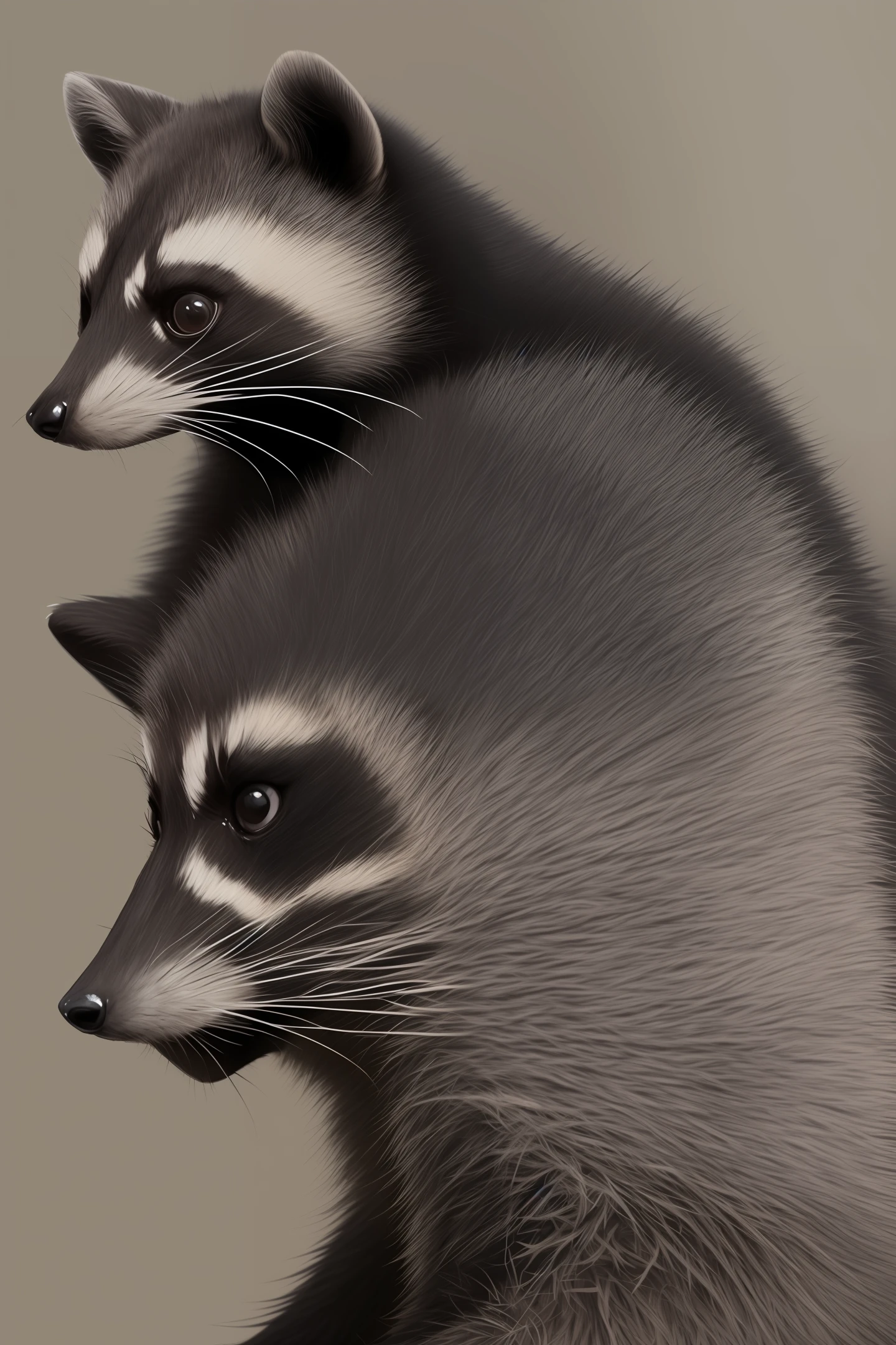 black raccoon