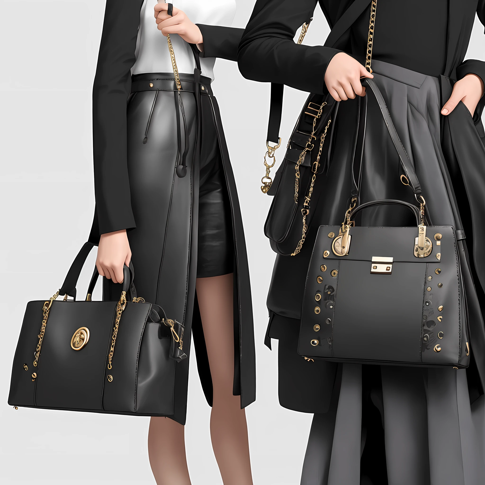 Industrial design, women's bag, fashion sense, lambskin, minimalism, surrealism, lambskin, lotus elements, 8k, show bag only, metal fasteners