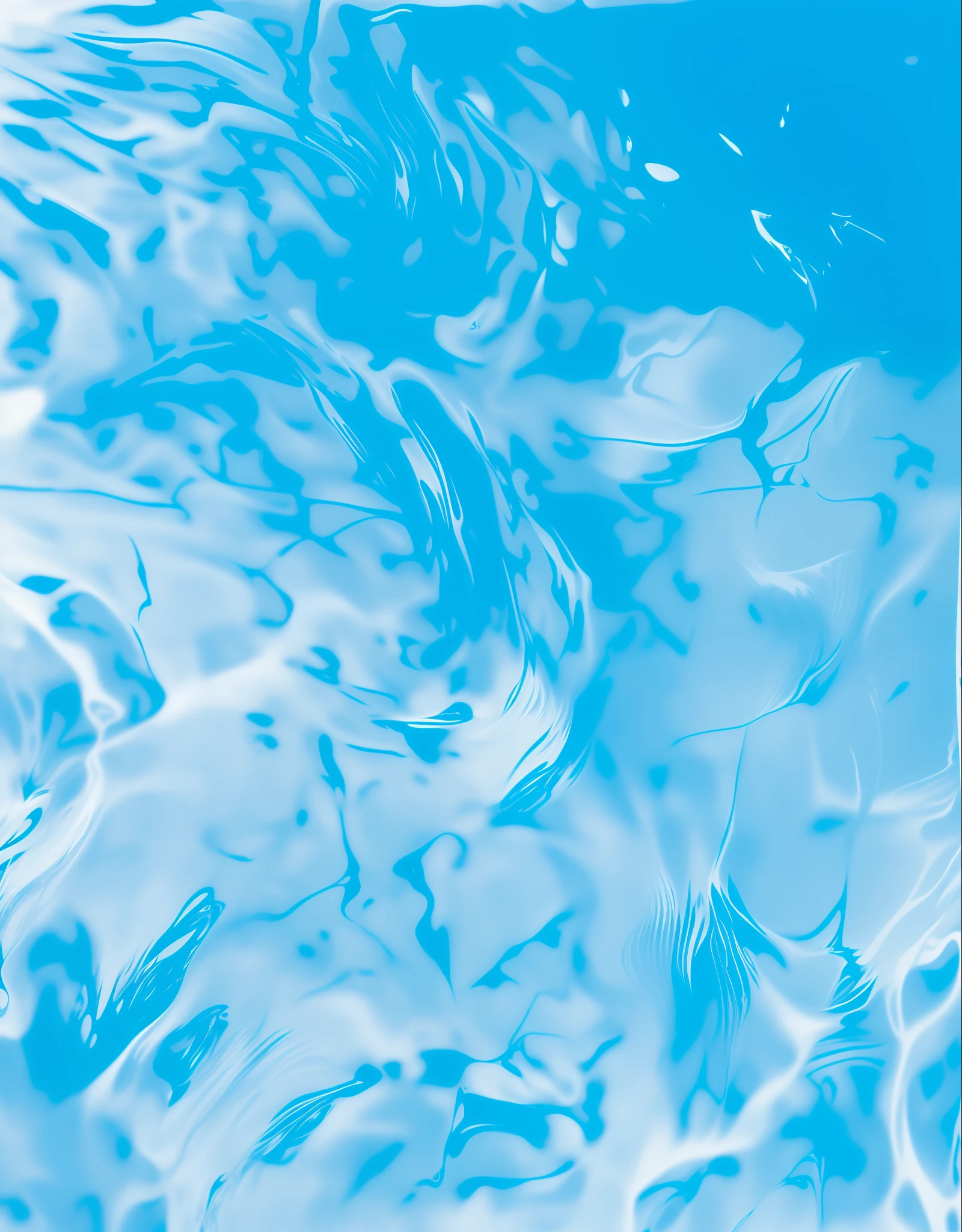 Water, light blue