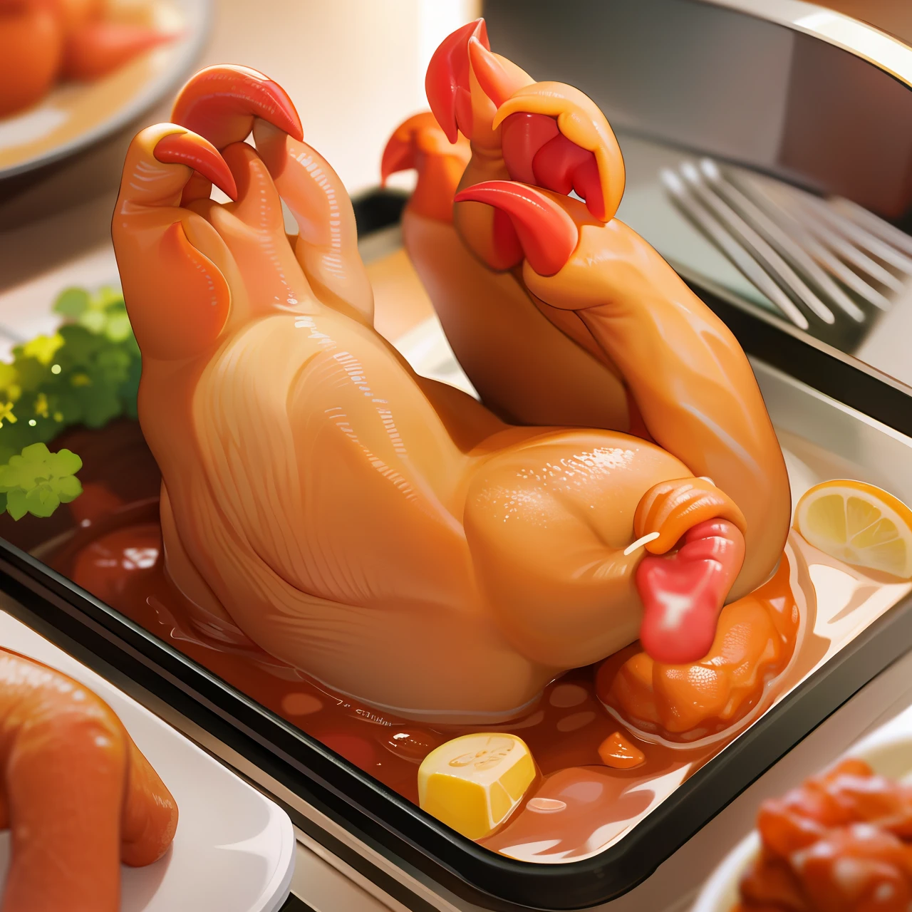 Chicken feet