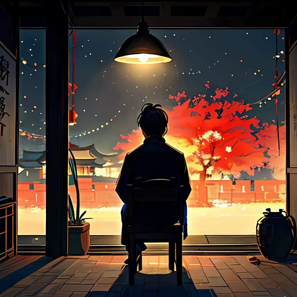 (1 person) (You retreat to the corner and sit down, thinking what happened to Jiang Yao?) Why is this happening? Doesn't he love you? Or is someone behind the scenes? (The background is the lively and noisy atmosphere of the party, but you feel very lonely) (Masterpiece, epic style, masterpiece: 1.5)