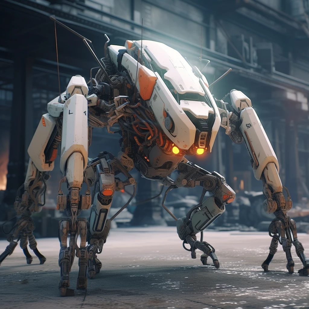Mecha Ant, Bionic Mech, UHD, 8k, high resolution, high detail, octane rendering,--niji