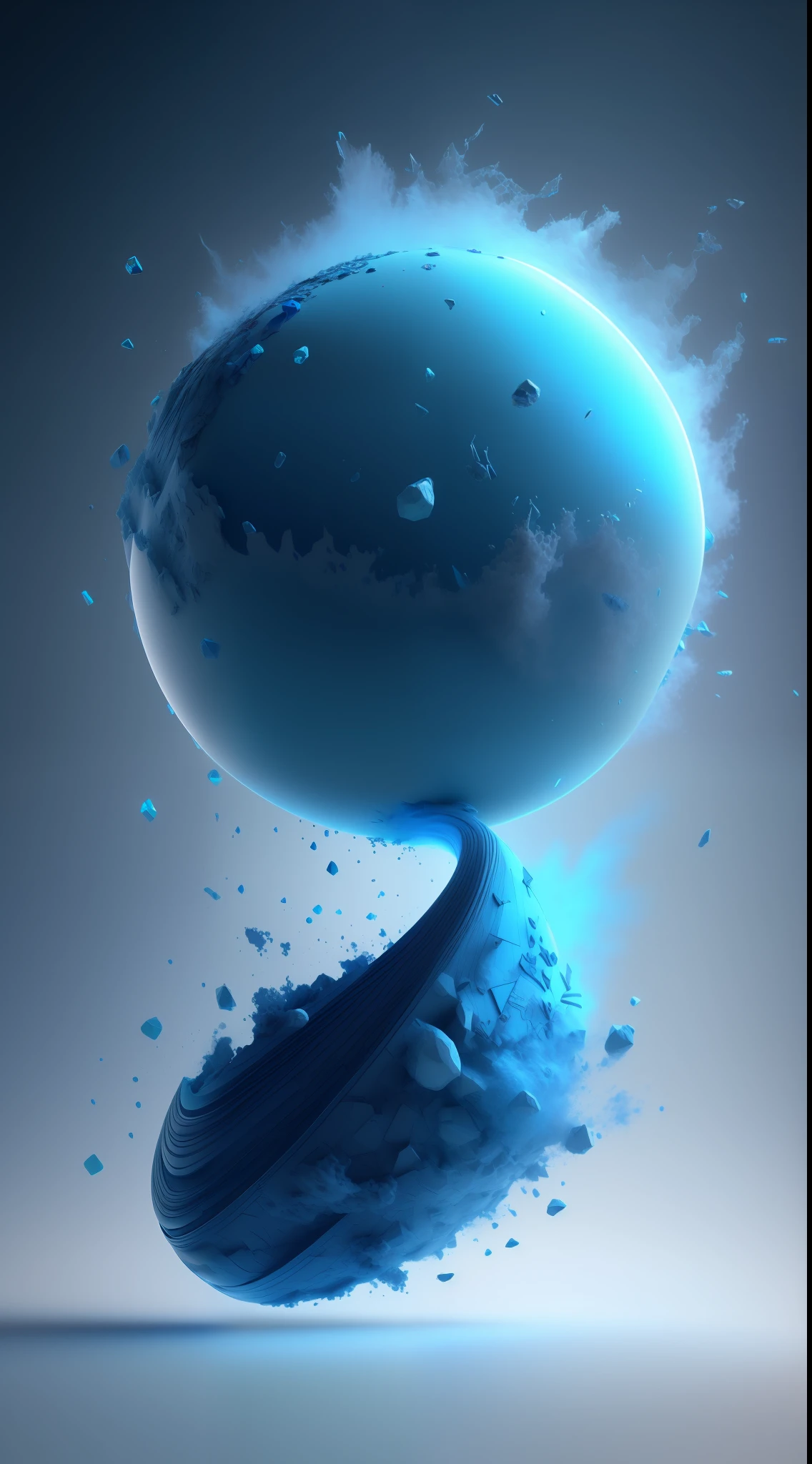 Dopamine, Surreal Airbrush Art, Rhein Blue, CGSociety, Unreal Engine, 16K, Rendering, CGI, Concept Art, Trends on ArtStation, DdreamLike Style