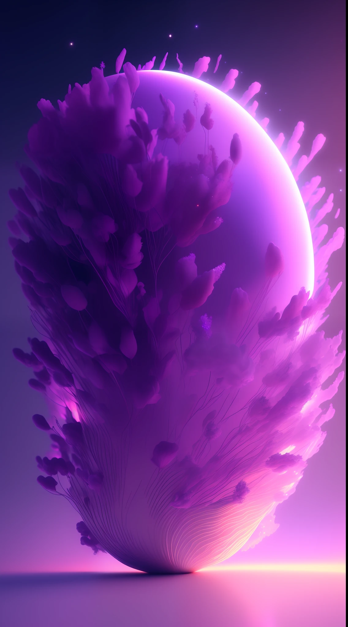Dopamine, Surreal Airbrush Art, Glow Purple, CGSociety, Unreal Engine, 16K, Rendering, CGI, Concept Art, Trends on ArtStation, DdreamLike Style