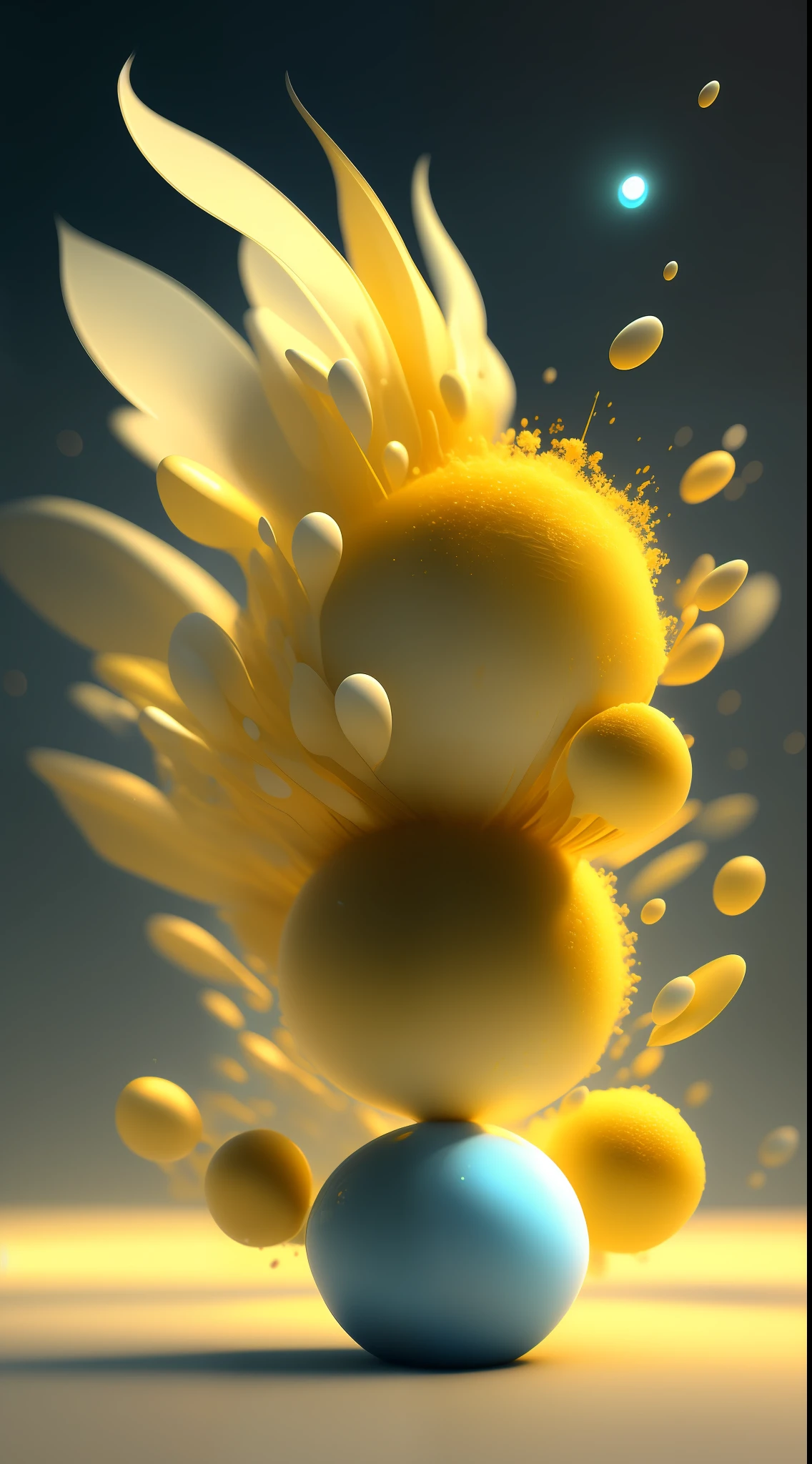 Dopamine, Surreal Airbrush Art, Pale Yellow, CGSociety, Unreal Engine, 16K, Rendering, CGI, Concept Art, Trends on Artstation, Ddreamlike Style
