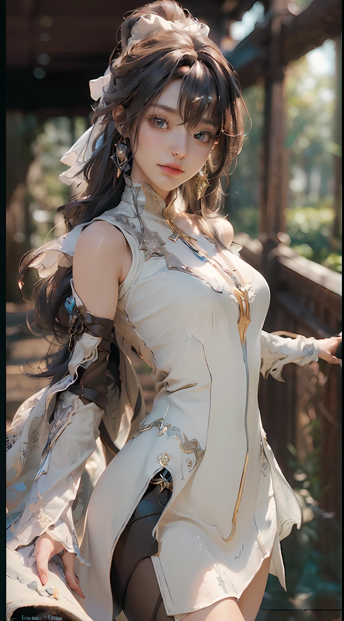 (Best Quality), ((Masterpiece), (Detail: 1.4), 3D, A Photo of a Beautiful Woman, HDR (High Dynamic Range), Ray Tracing, NVIDIA RTX, Super-Resolution, Unreal 5, Subsurface Scattering, PBR Textures, Post-processing, Anisotropic Filtering, Depth of Field, Maximum Sharpness and Clarity, Multi-layer Textures, Albedo and Highlight Maps, Surface Coloring, Accurate Simulation of Light-Material Interactions, Perfect Proportions, Octane Render, Bicolor Light, Large Aperture, Low ISO, White Balance, Rule of Thirds, 8K RAW,