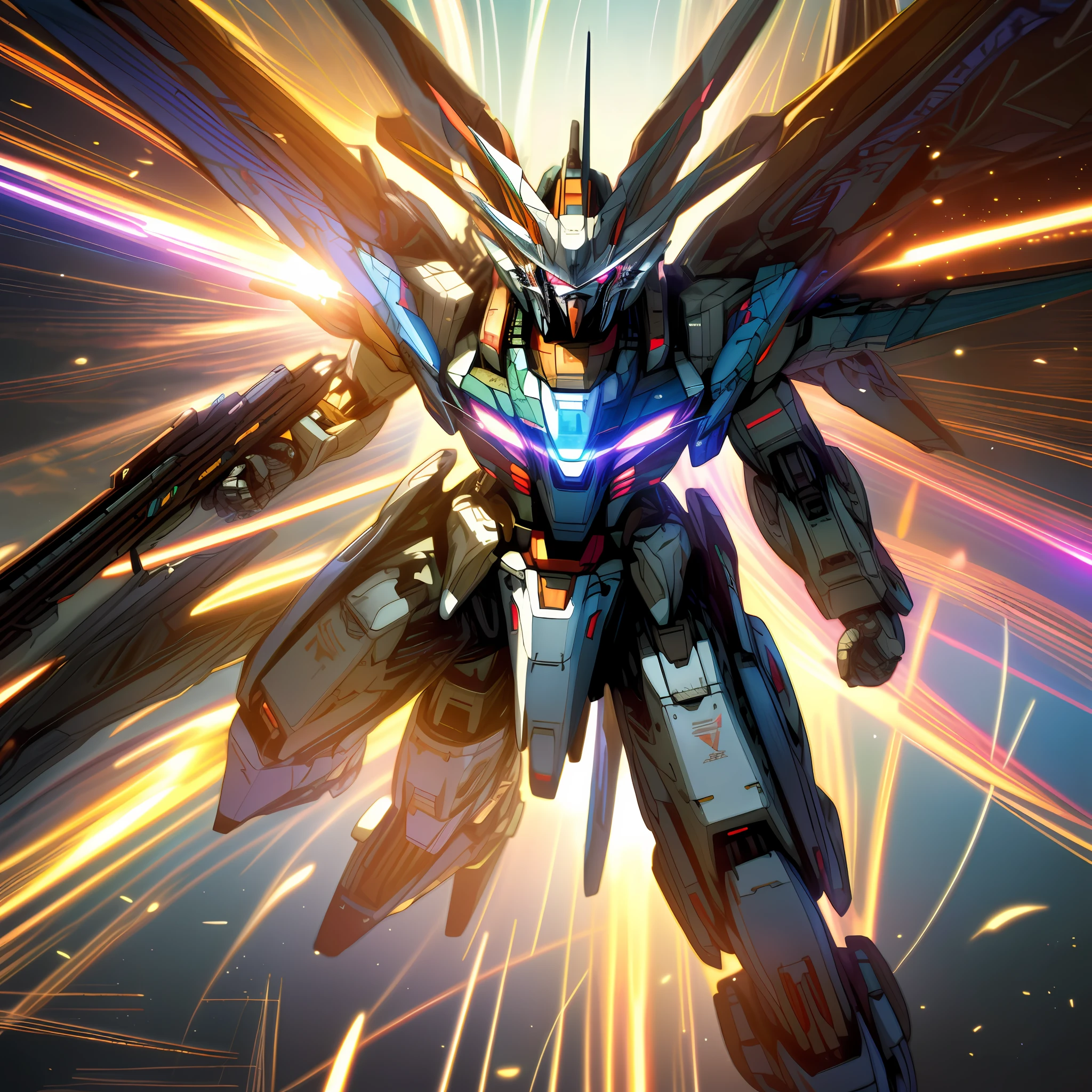Detailed face, mecha, shiny eyes, best quality
