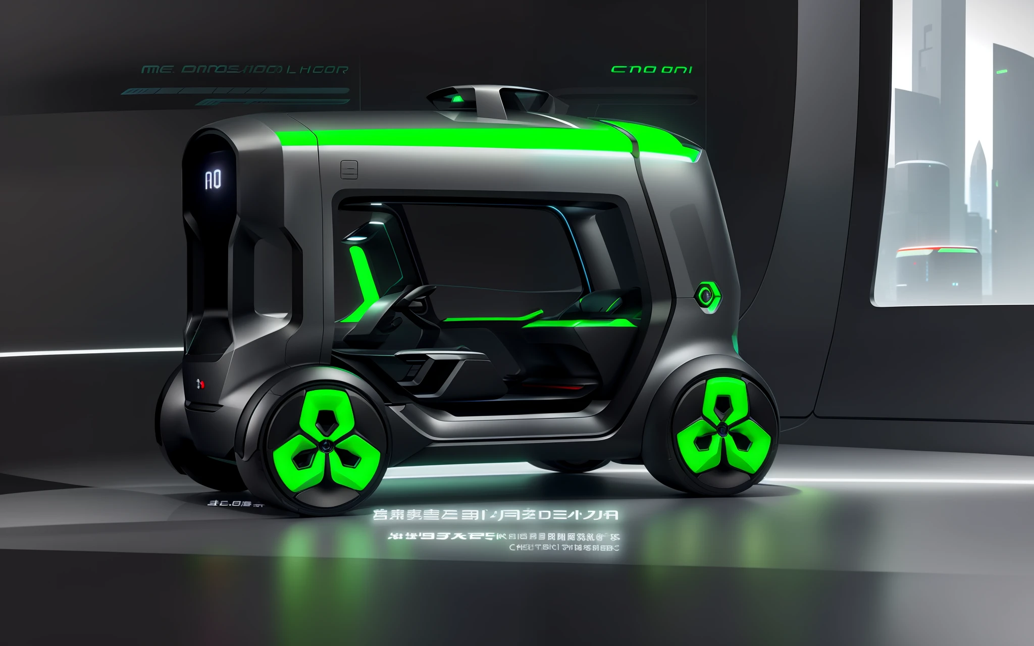 there is a small gray vehicle with a green light on it, futuristic product car shot, vehicle concept photo!!, concept art | dyson, industrial design concept, concept render, concept art-h 640, car concept, concept illustration, product design concept, vehicle design, futuristic vehicle, concept art h 8 0 0, product design render, transportation design render