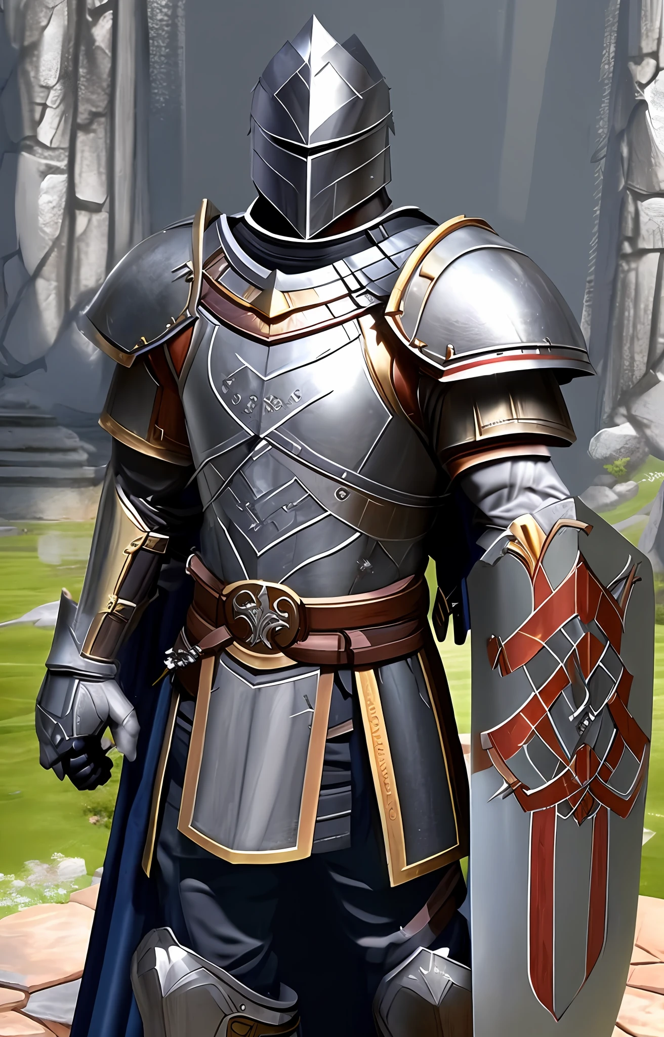 Golden broadsword