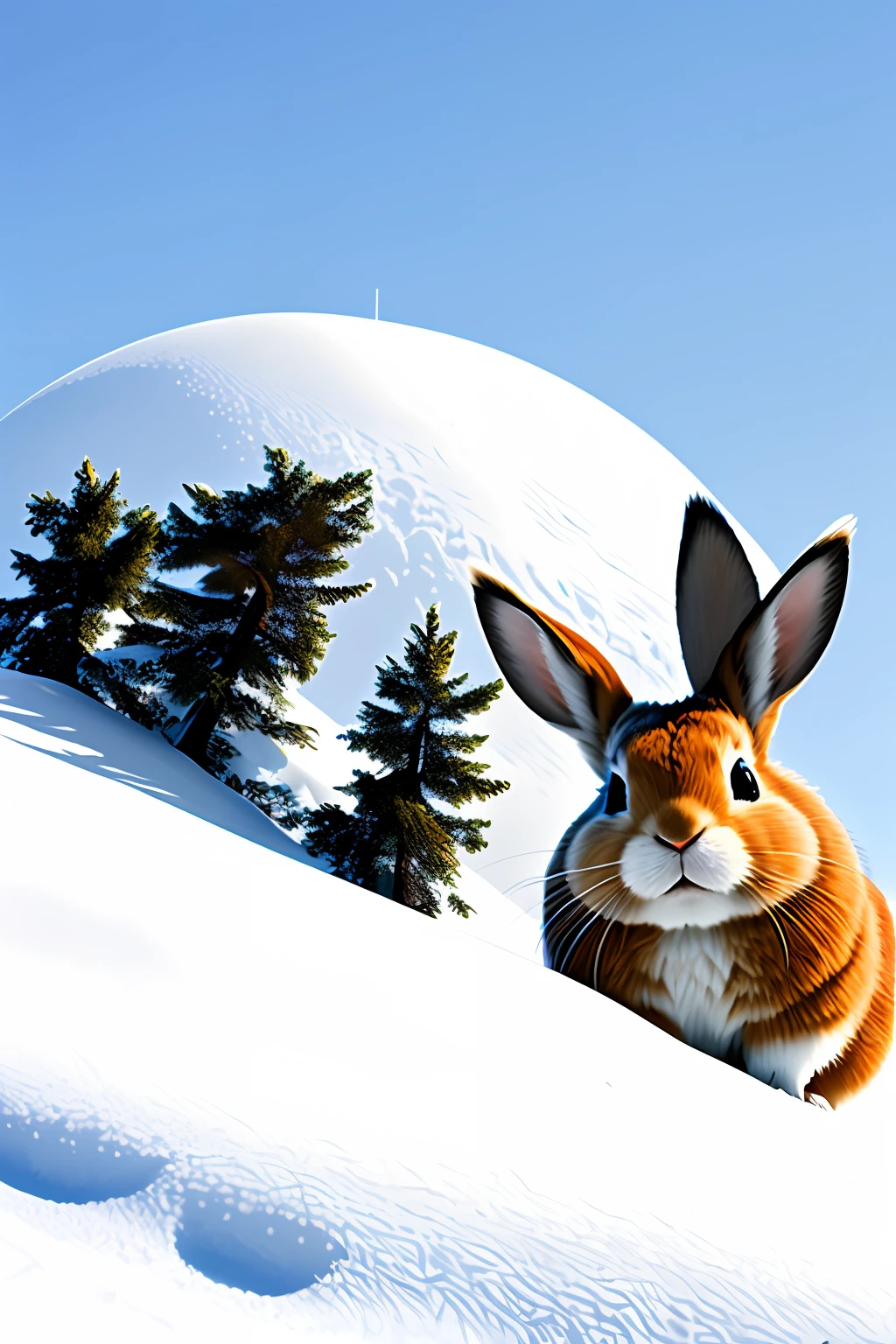 Snow Mountain has 1 rabbit.