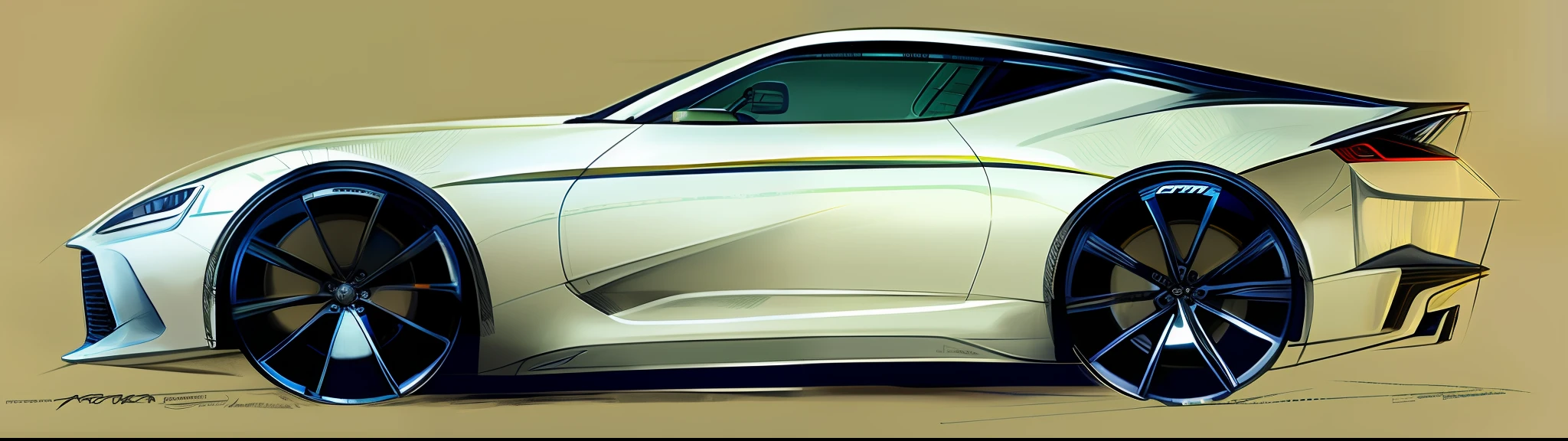 a drawing of a car with a large wheel on a black background, car sketch, aerodynamic design, aerodynamic body, automotive design art, digitally drawn, aerodynamic, car design, aerodynamic imposing, high quality sketch, top down drawing, contour hatching, digital sketch, concept, sketch-like, car concept, sketch, with sleek lines and a powerful