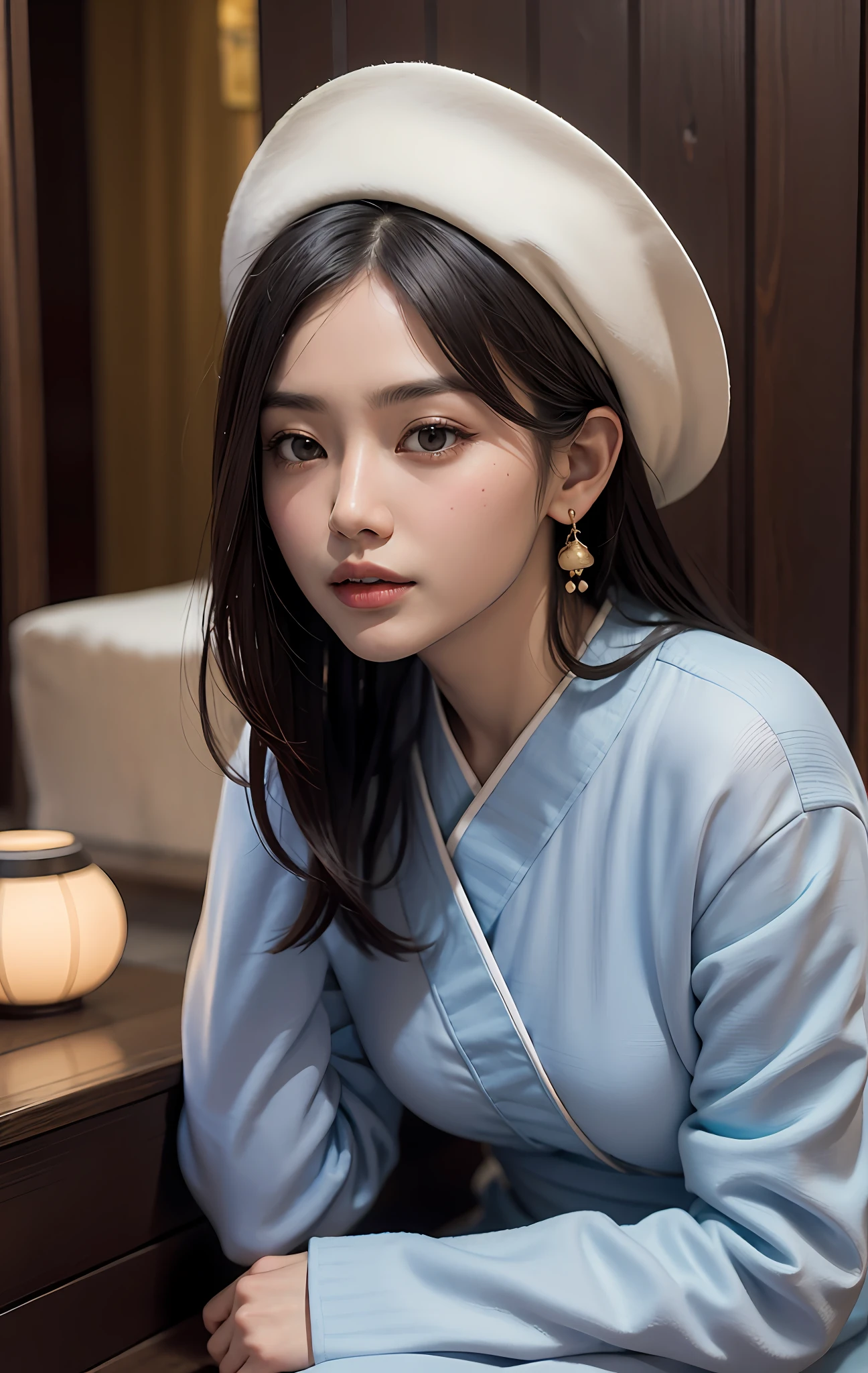 SeaArt Bot
Upscaling
21:26:35
(RAW photo:1.2), (photorealistic:1.4),(intricate details:1.2),(masterpiece:1.3),(best quality:1.4), (ultra highres:1.2), ultra high res,(detailed eyes),(detailed facial features),(detailed clothes features),HDR, 8k resolution, stunning gradient colors, stylized portrait h 704, (Simple beautiful japan traditional clothes:1), curvy, small breasts,Pilgrim.((Background Myanmar Bagan Pagoda :1))