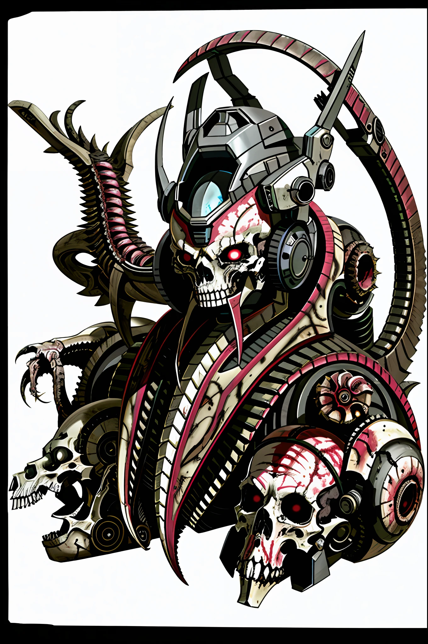 best quality, high resolution, distinctive image, SUMERIANS, giger, viscera, post-apocalypse, peeled flesh, guro, broken creature, dead man
